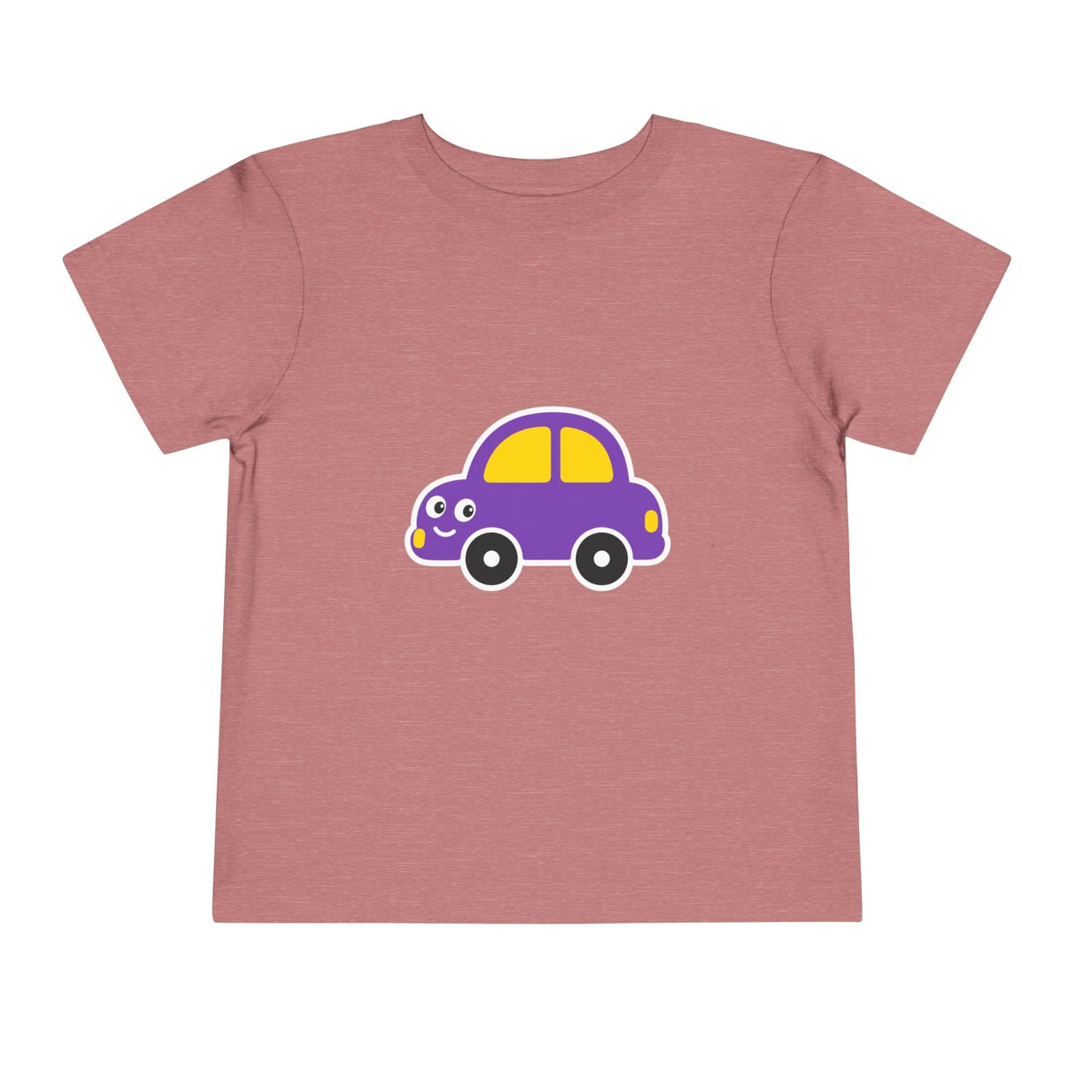 Toddler Tee — Cute Purple Cartoon Car Shirt for Kids - Front Patch Kids Co.