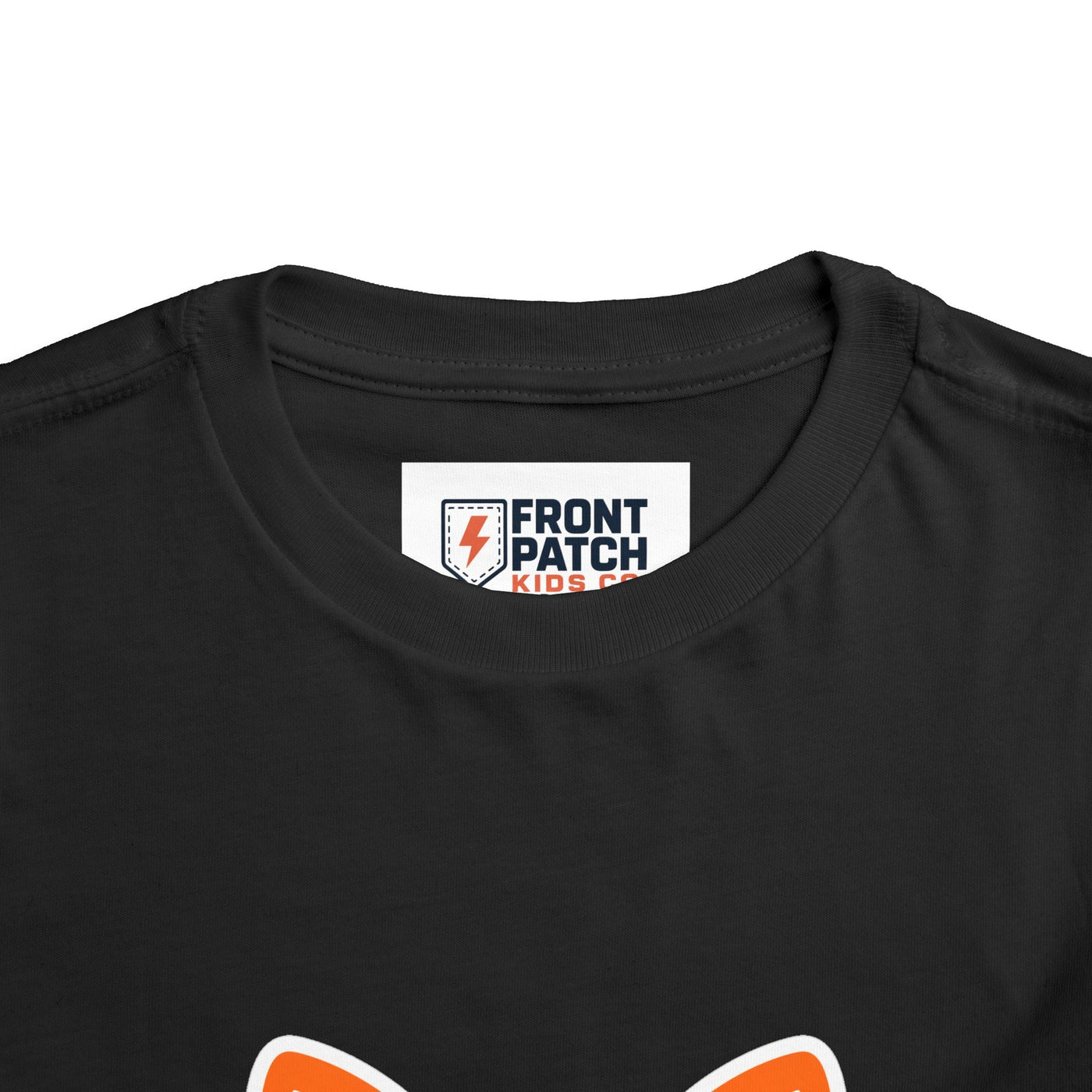 Toddler Tee — Cute Smiling Fox Face Kids Shirt - Front Patch Kids Co.