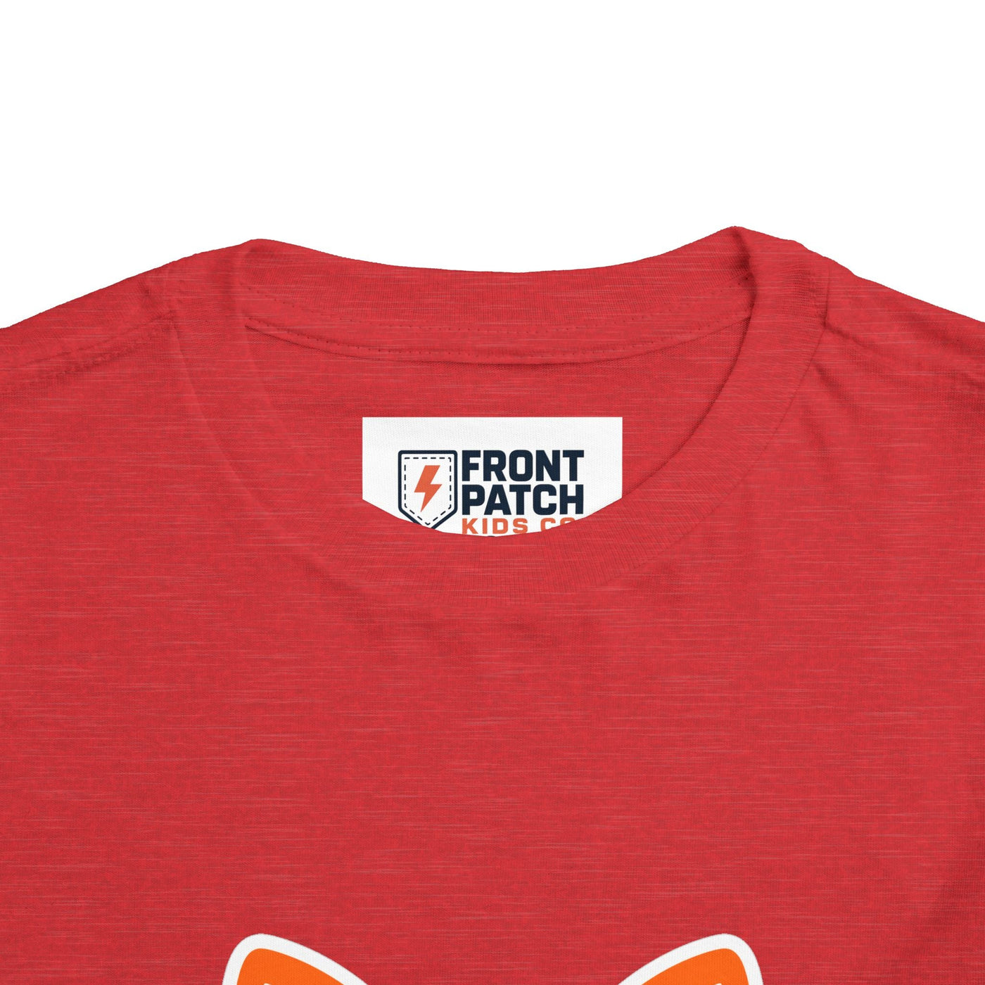 Toddler Tee — Cute Smiling Fox Face Kids Shirt - Front Patch Kids Co.
