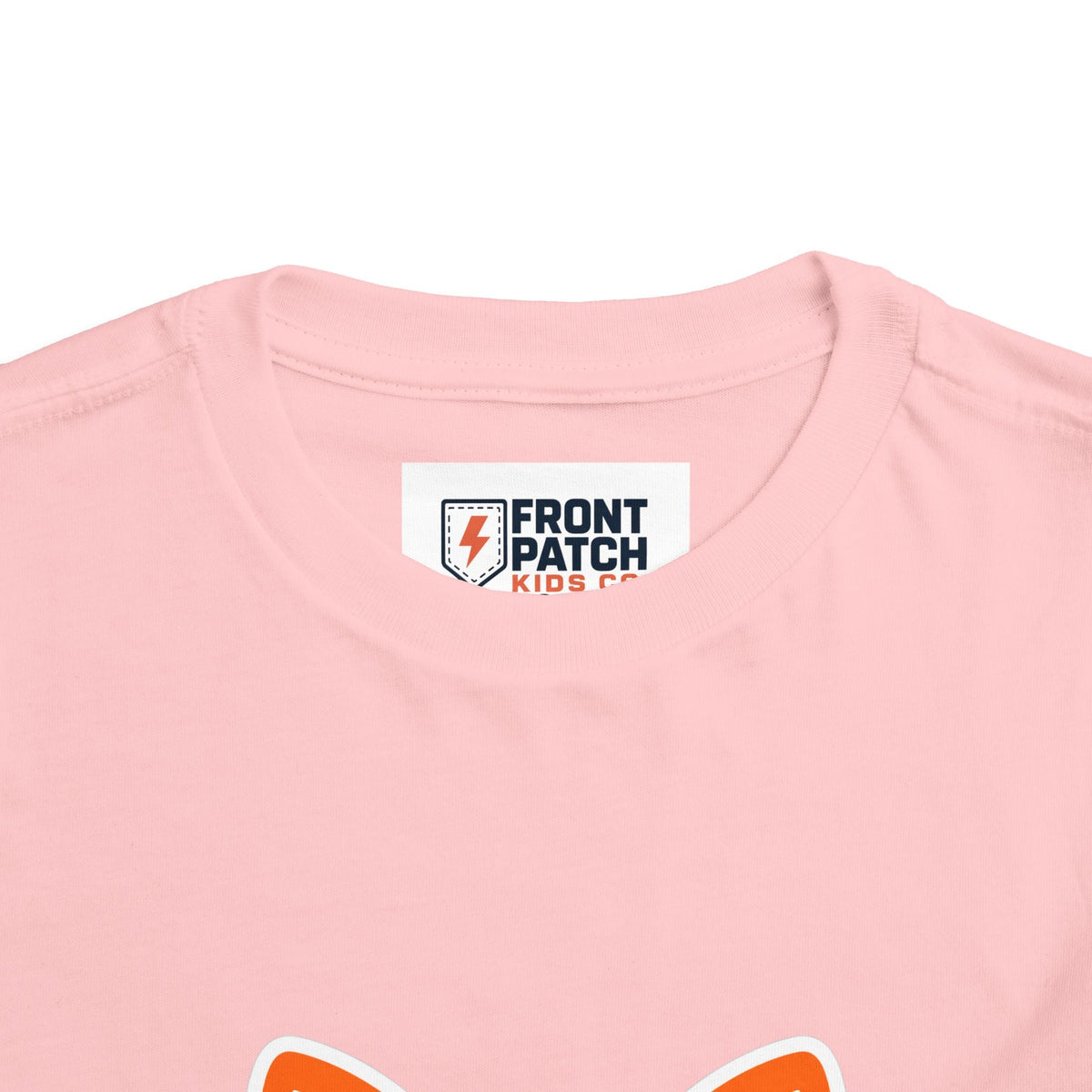 Toddler Tee — Cute Smiling Fox Face Kids Shirt - Front Patch Kids Co.