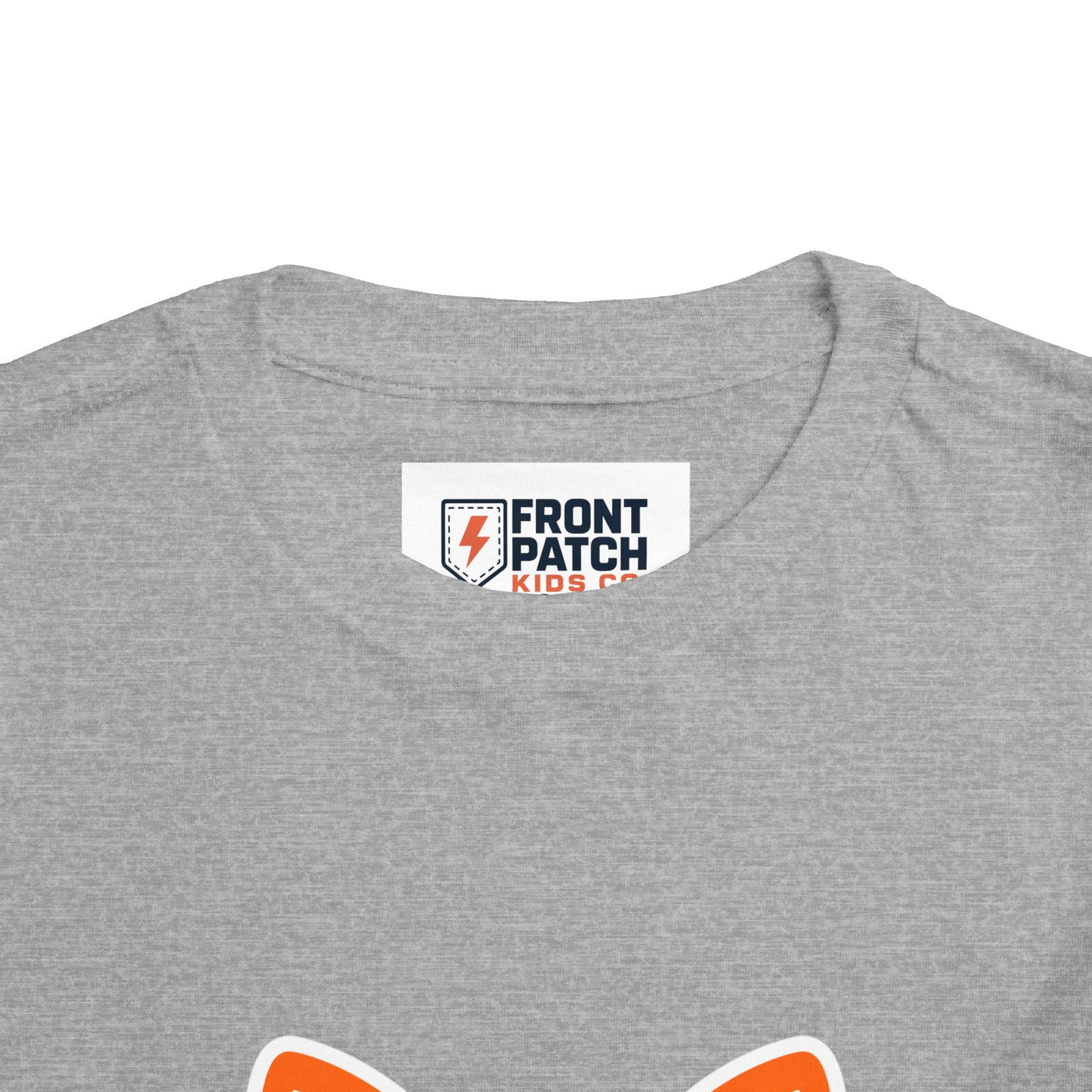 Toddler Tee — Cute Smiling Fox Face Kids Shirt - Front Patch Kids Co.