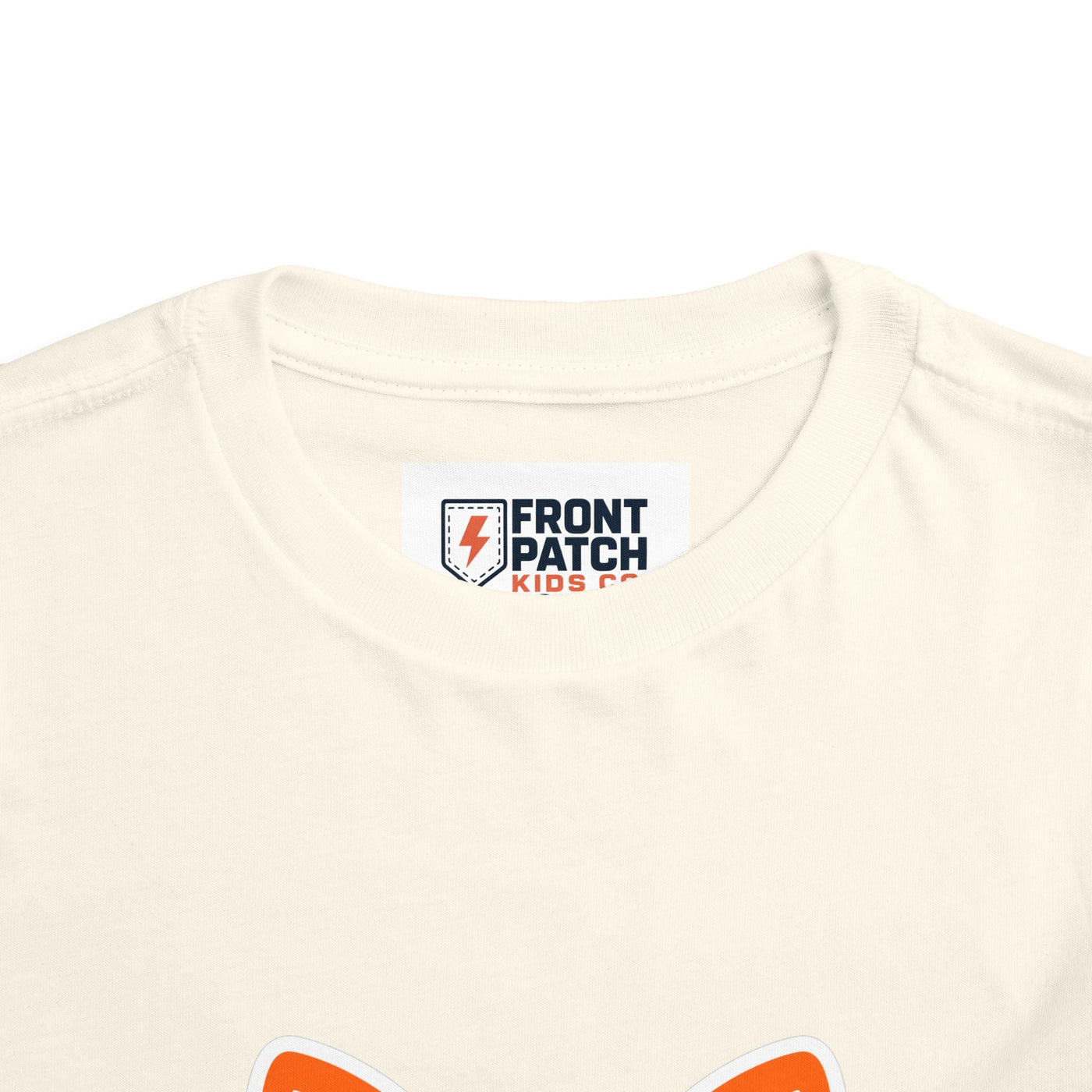 Toddler Tee — Cute Smiling Fox Face Kids Shirt - Front Patch Kids Co.