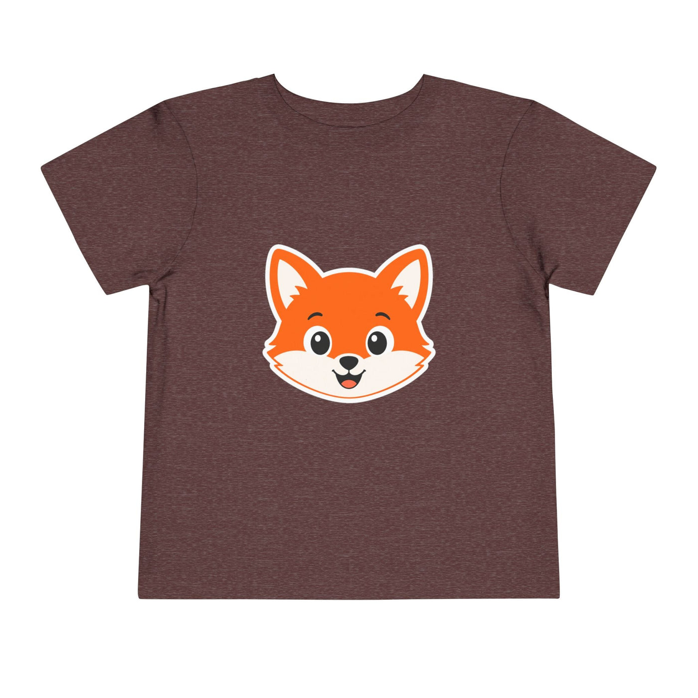 Toddler Tee — Cute Smiling Fox Face Kids Shirt - Front Patch Kids Co.