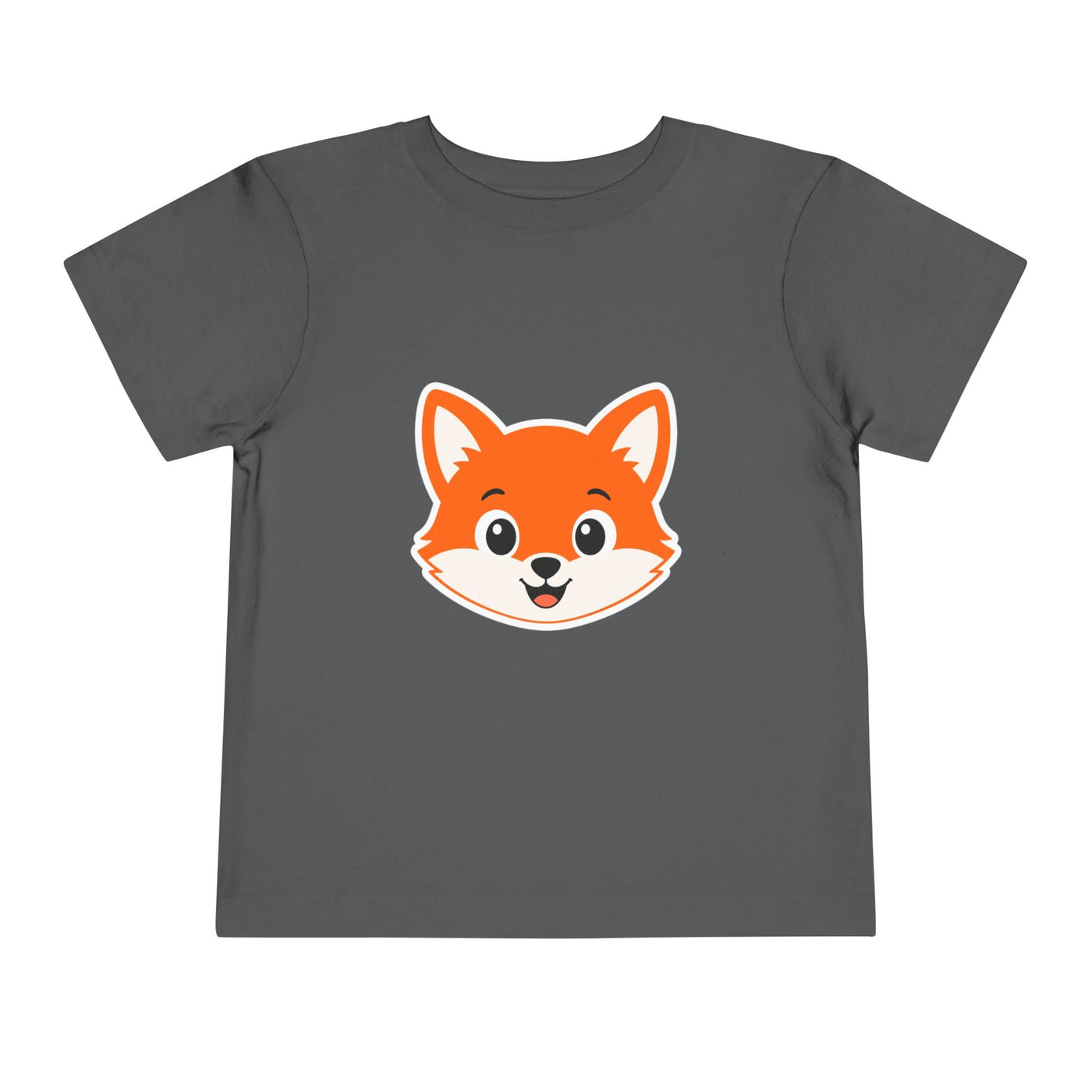 Toddler Tee — Cute Smiling Fox Face Kids Shirt - Front Patch Kids Co.