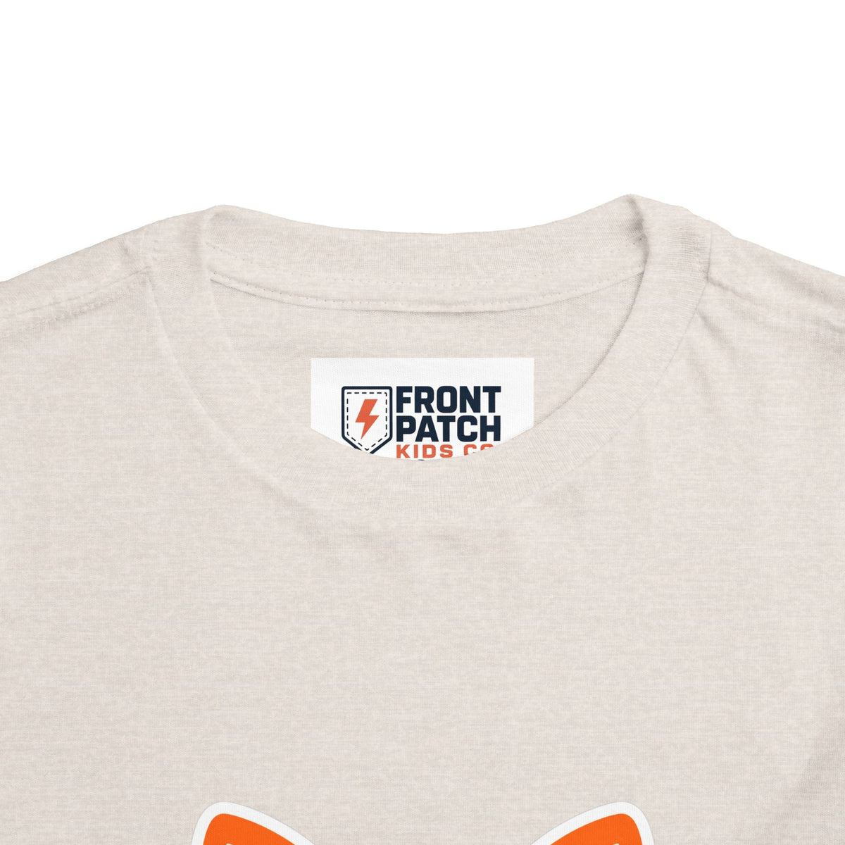 Toddler Tee — Cute Smiling Fox Face Kids Shirt - Front Patch Kids Co.
