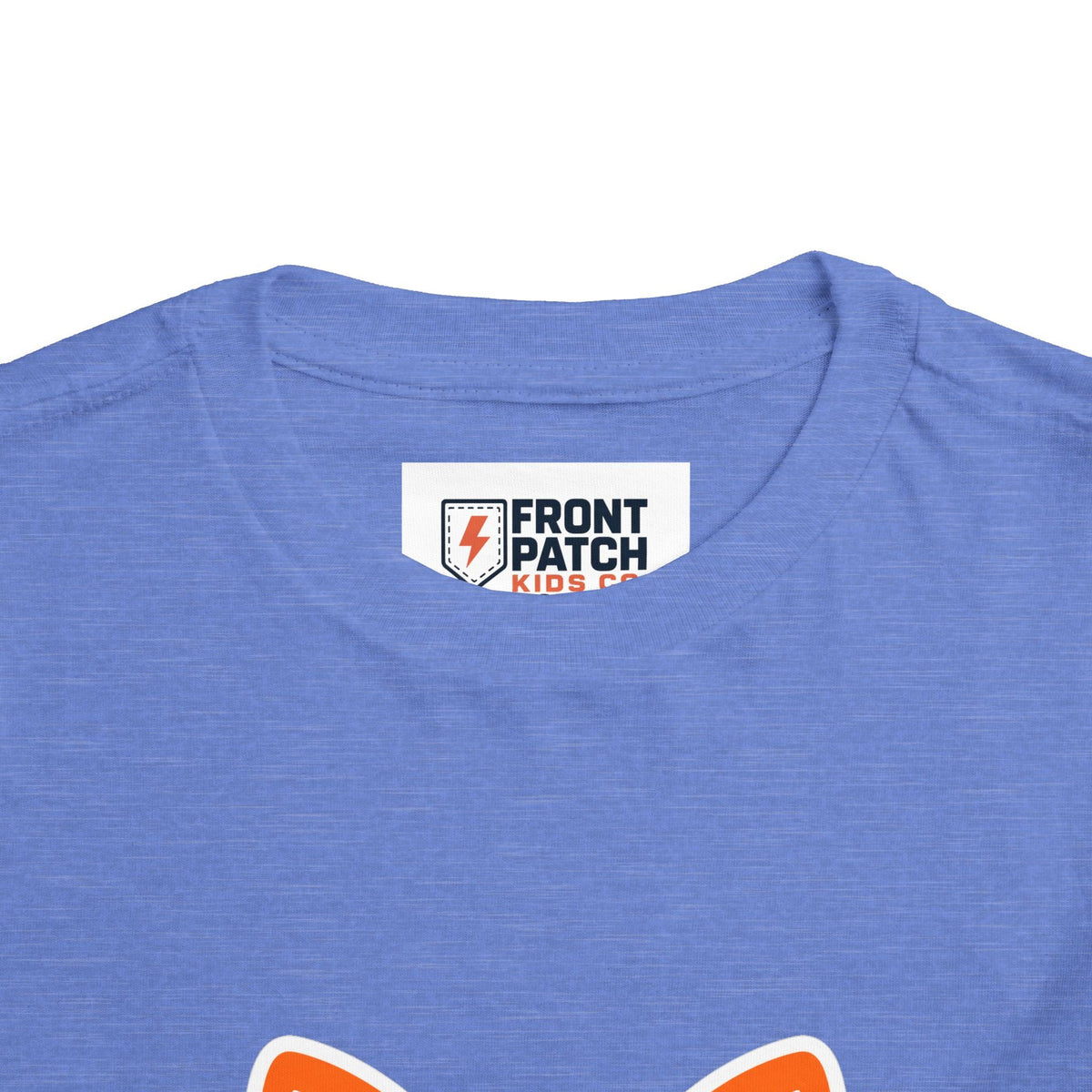 Toddler Tee — Cute Smiling Fox Face Kids Shirt - Front Patch Kids Co.