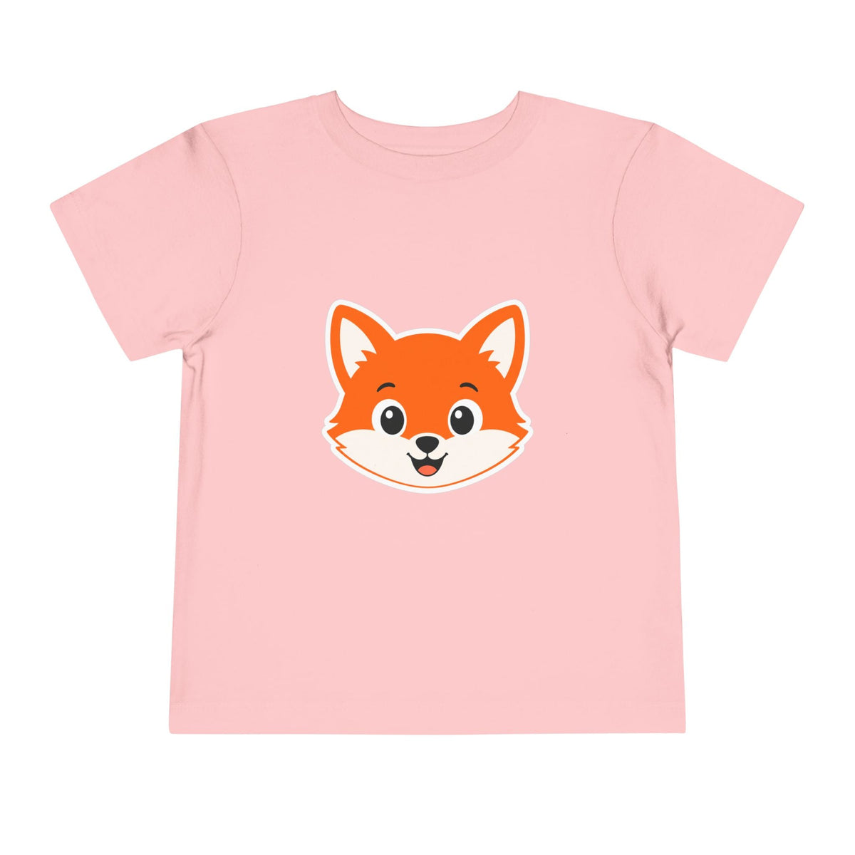 Toddler Tee — Cute Smiling Fox Face Kids Shirt - Front Patch Kids Co.