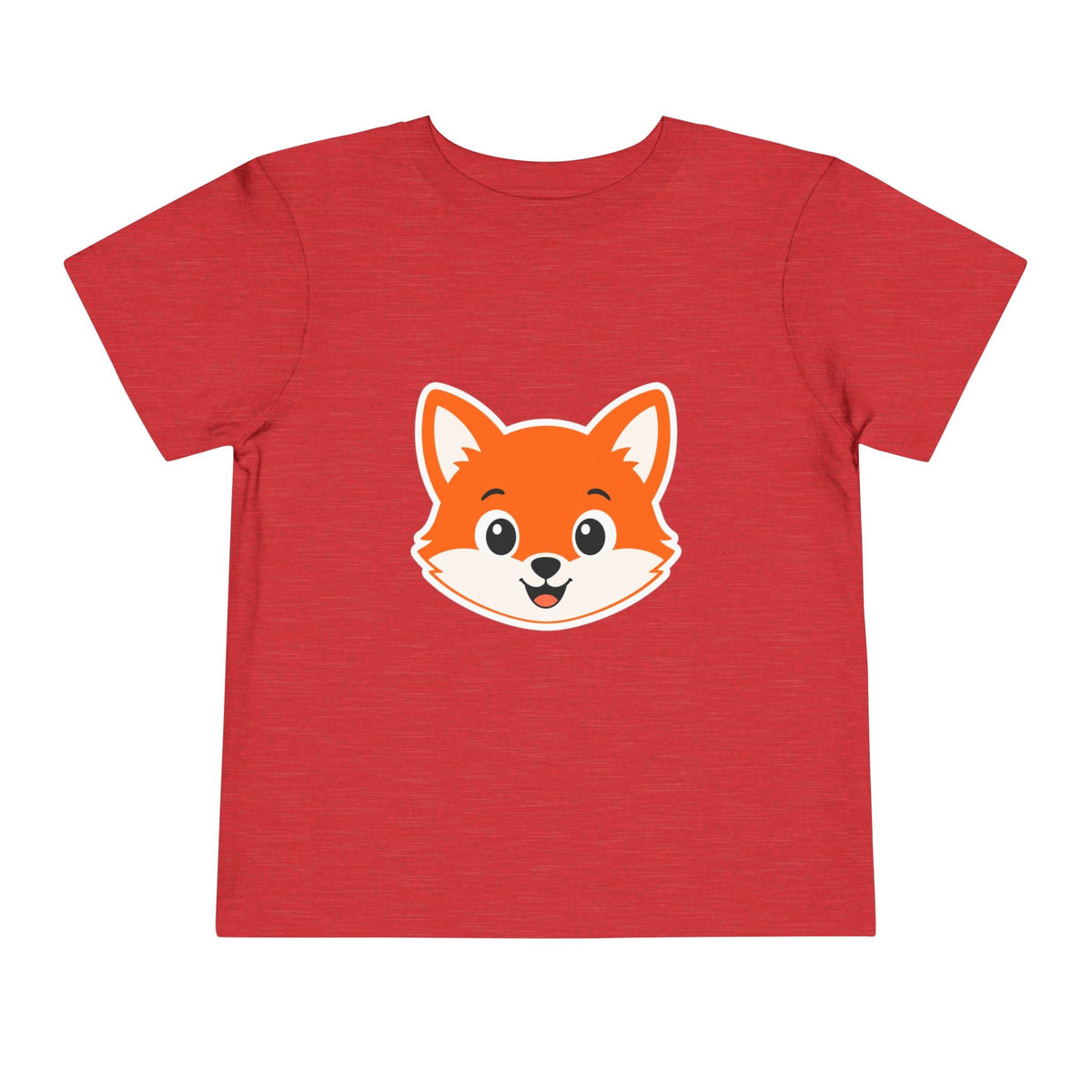 Toddler Tee — Cute Smiling Fox Face Kids Shirt - Front Patch Kids Co.