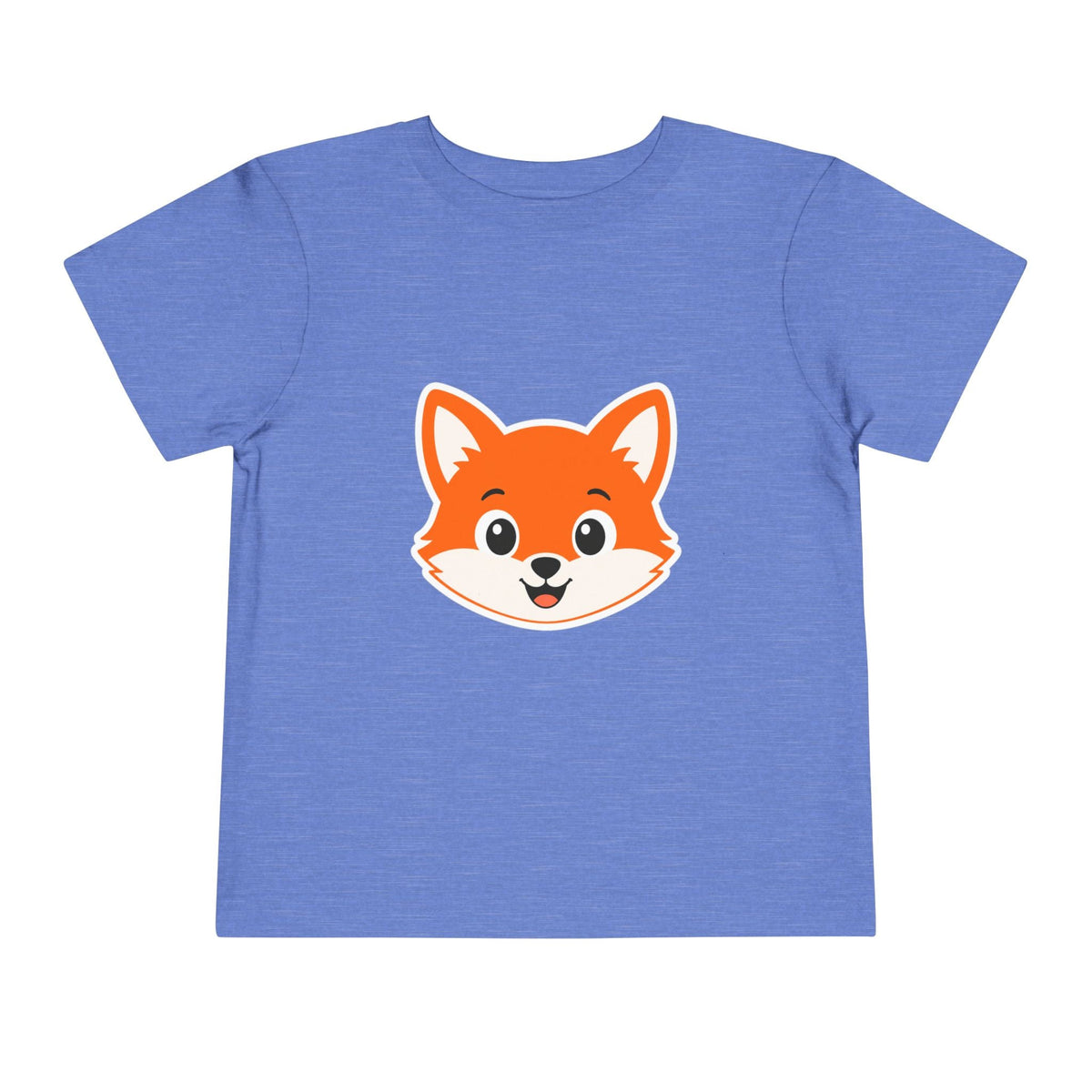 Toddler Tee — Cute Smiling Fox Face Kids Shirt - Front Patch Kids Co.
