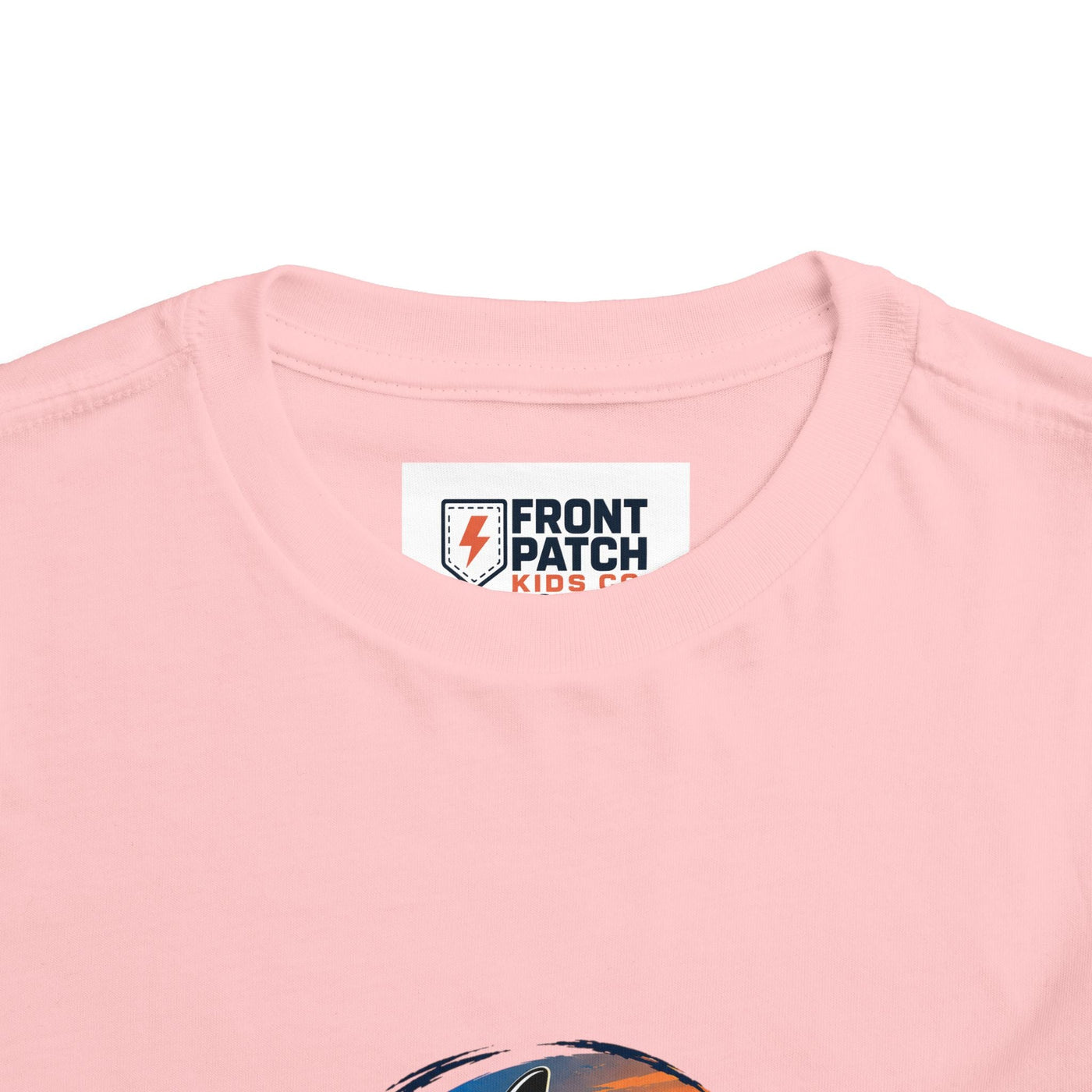 Toddler Tee — 'Front Patch' Surf Shark Graphic Sunset Kids Shirt - Front Patch Kids Co.