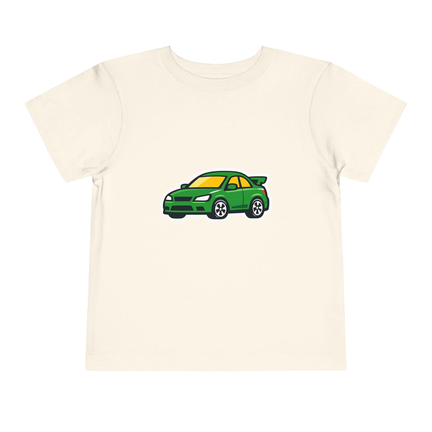 Toddler Tee — Green Race Car Graphic - Front Patch Kids Co.