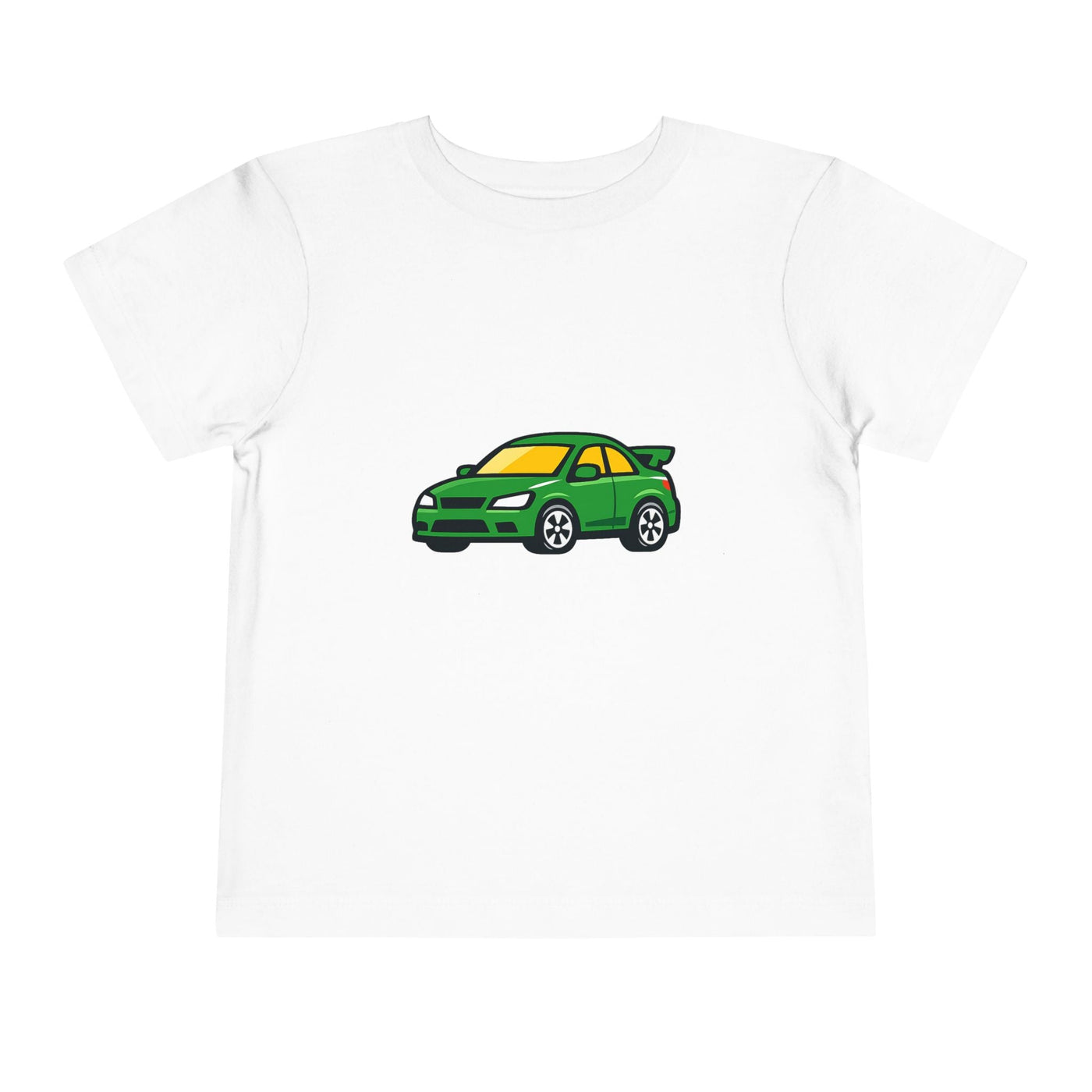 Toddler Tee — Green Race Car Graphic - Front Patch Kids Co.