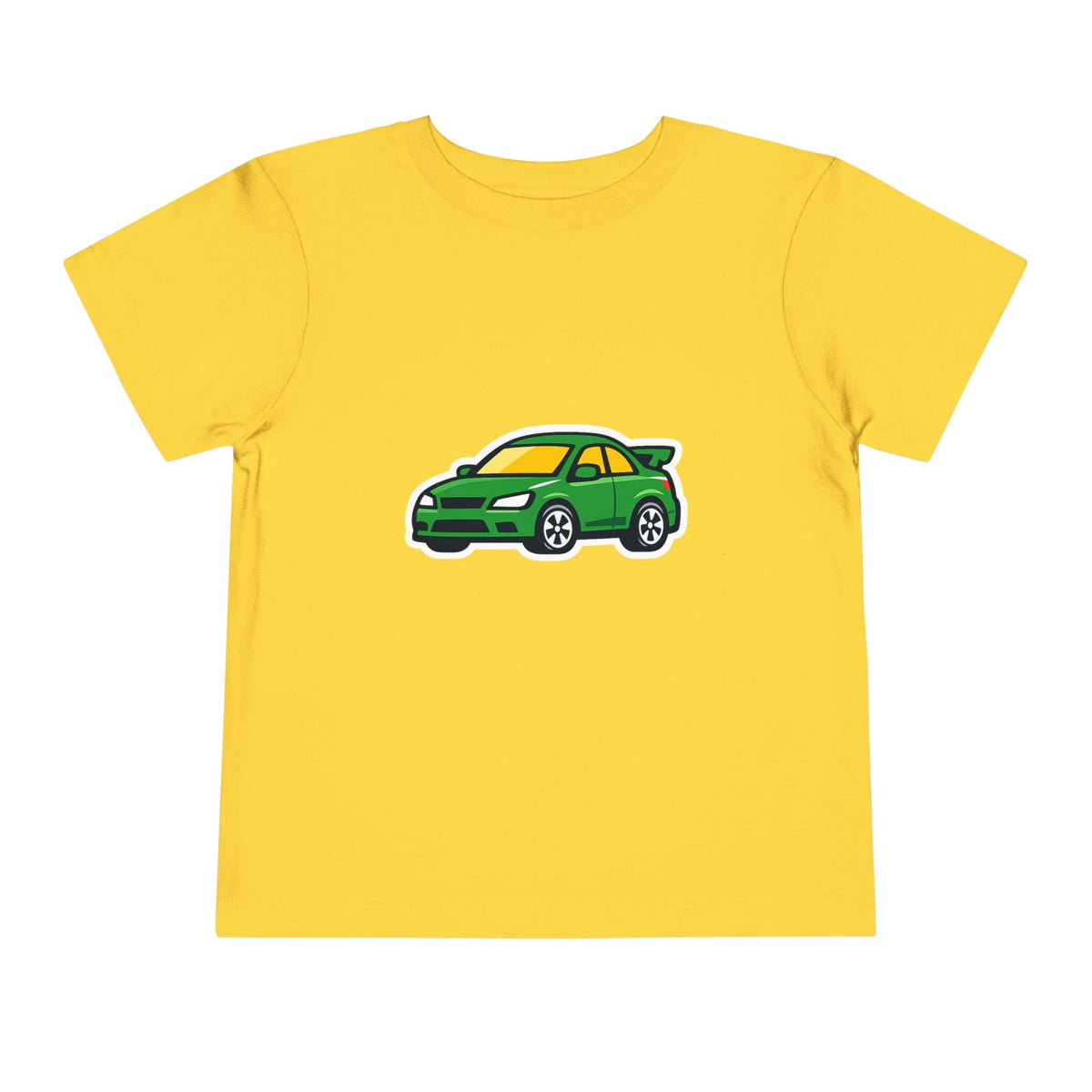 Toddler Tee — Green Race Car Graphic - Front Patch Kids Co.