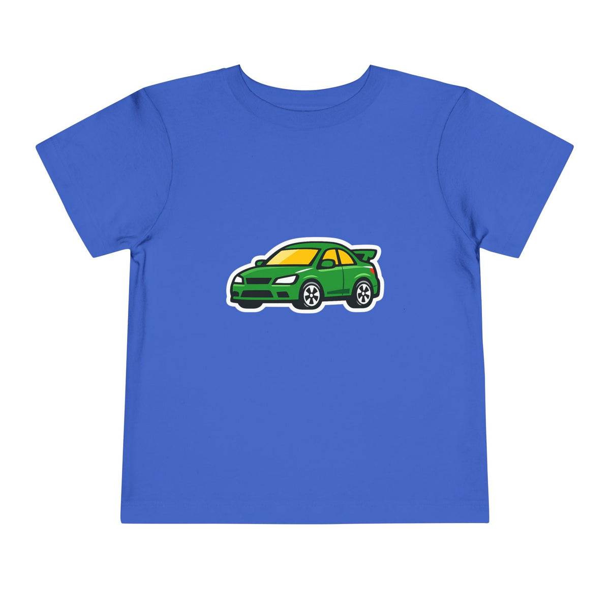 Toddler Tee — Green Race Car Graphic - Front Patch Kids Co.