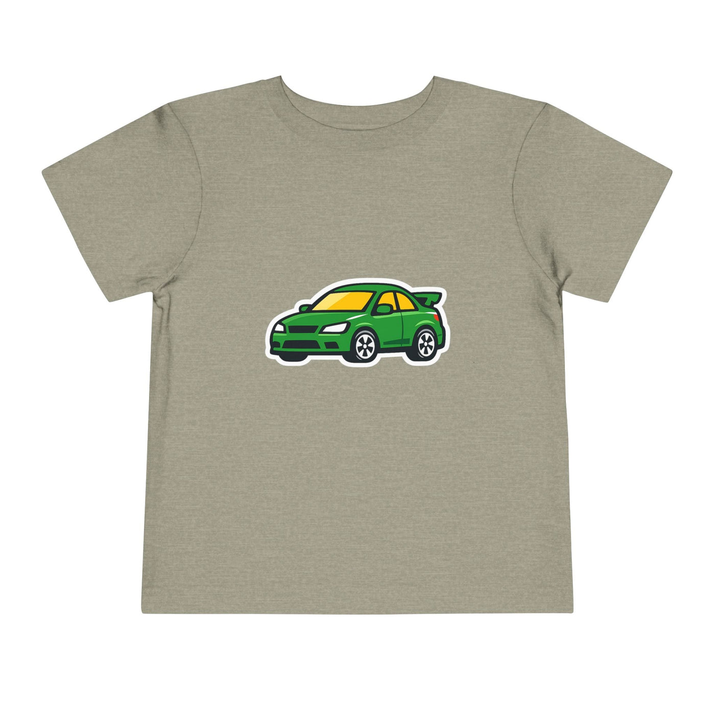 Toddler Tee — Green Race Car Graphic - Front Patch Kids Co.