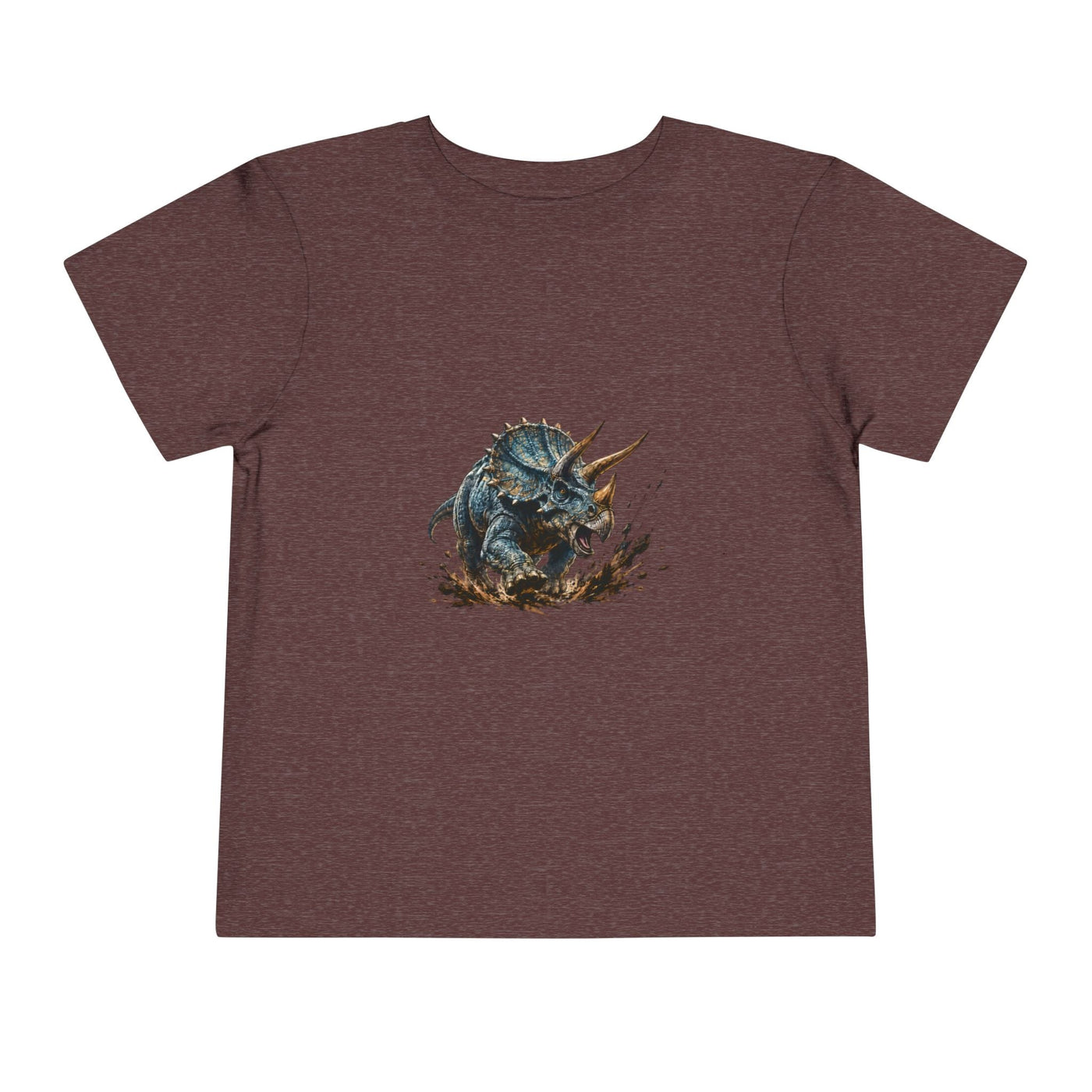 Toddler Tee — Mud-Splash Triceratops Dino Shirt for Kids - Front Patch Kids Co.