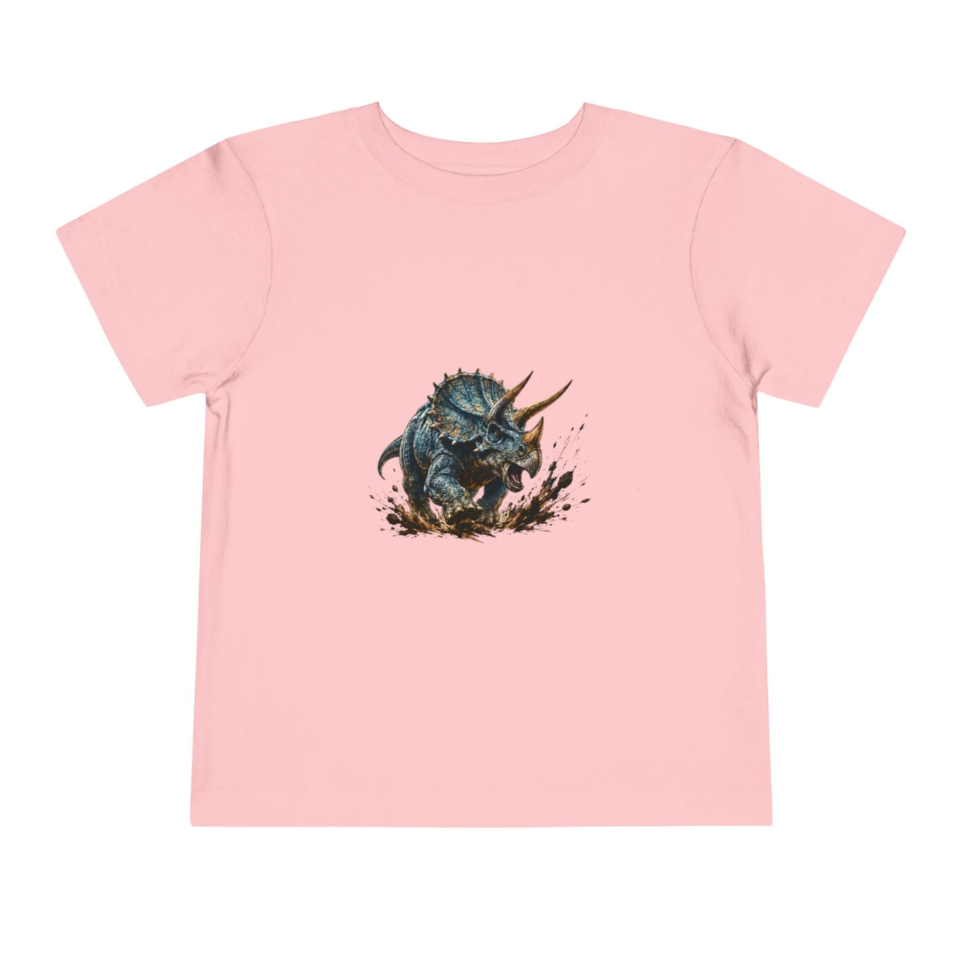 Toddler Tee — Mud-Splash Triceratops Dino Shirt for Kids - Front Patch Kids Co.