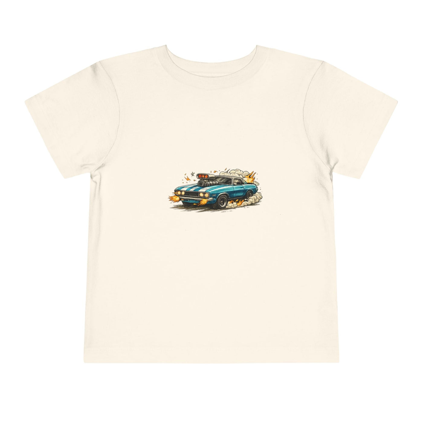 Toddler Tee — Retro Race Car Graphic Shirt - Front Patch Kids Co.