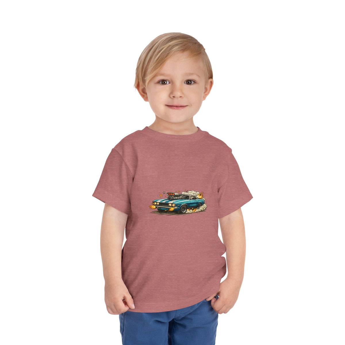 Toddler Tee — Retro Race Car Graphic Shirt - Front Patch Kids Co.