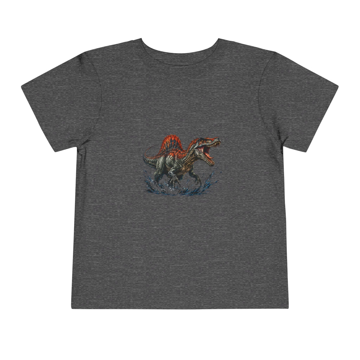 Toddler Tee — Roaring Spinosaurus Dinosaur Graphic Shirt - Front Patch Kids Co.