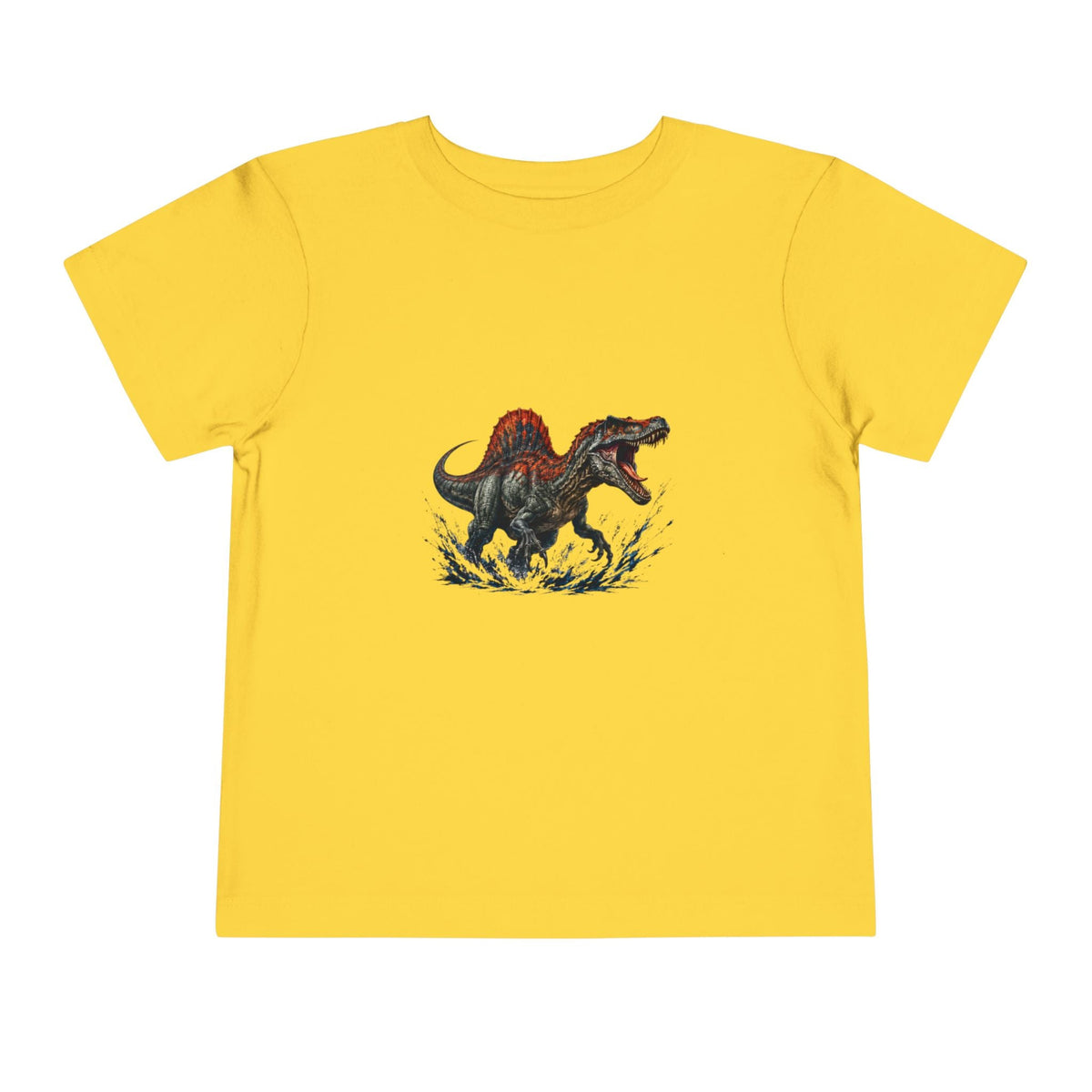 Toddler Tee — Roaring Spinosaurus Dinosaur Graphic Shirt - Front Patch Kids Co.