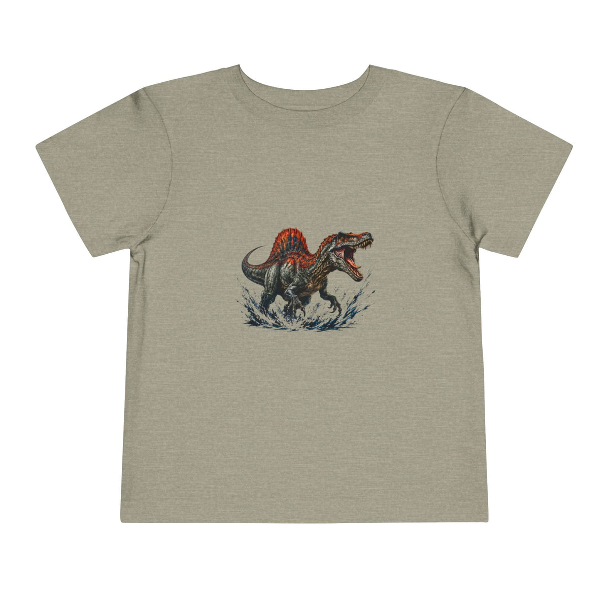Toddler Tee — Roaring Spinosaurus Dinosaur Graphic Shirt - Front Patch Kids Co.