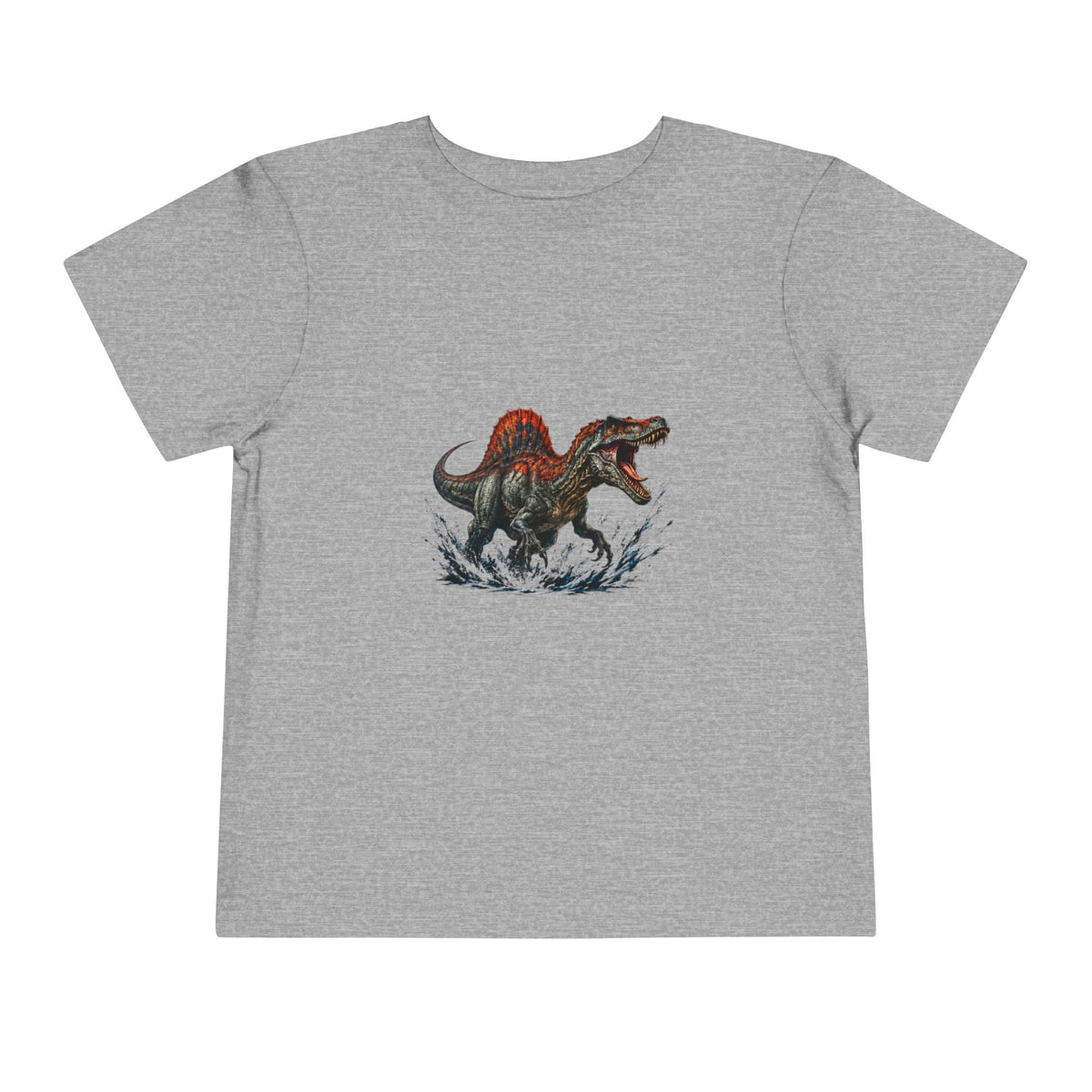 Toddler Tee — Roaring Spinosaurus Dinosaur Graphic Shirt - Front Patch Kids Co.