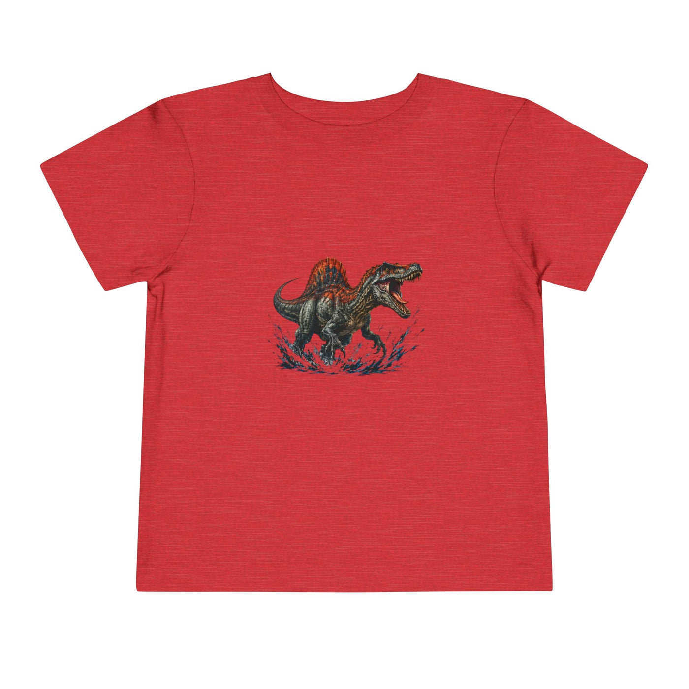 Toddler Tee — Roaring Spinosaurus Dinosaur Graphic Shirt - Front Patch Kids Co.