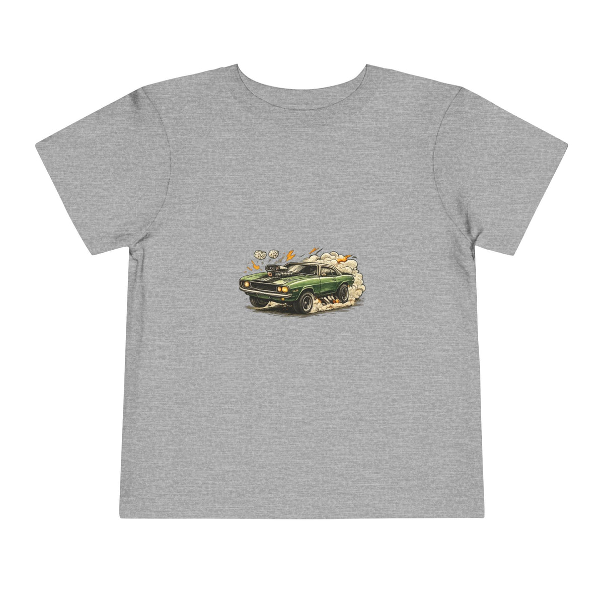 Toddler Tee – Vintage Green Truck Graphic - Front Patch Kids Co.