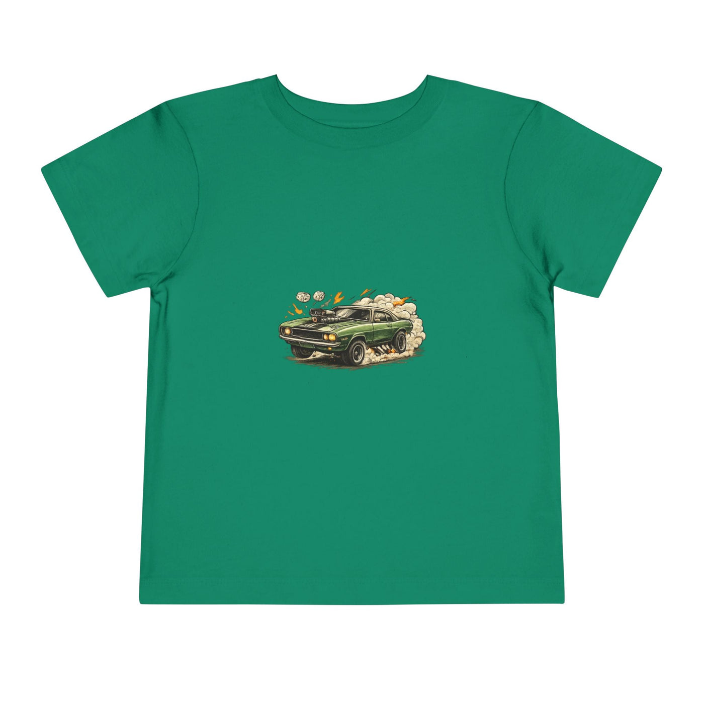 Toddler Tee – Vintage Green Truck Graphic - Front Patch Kids Co.