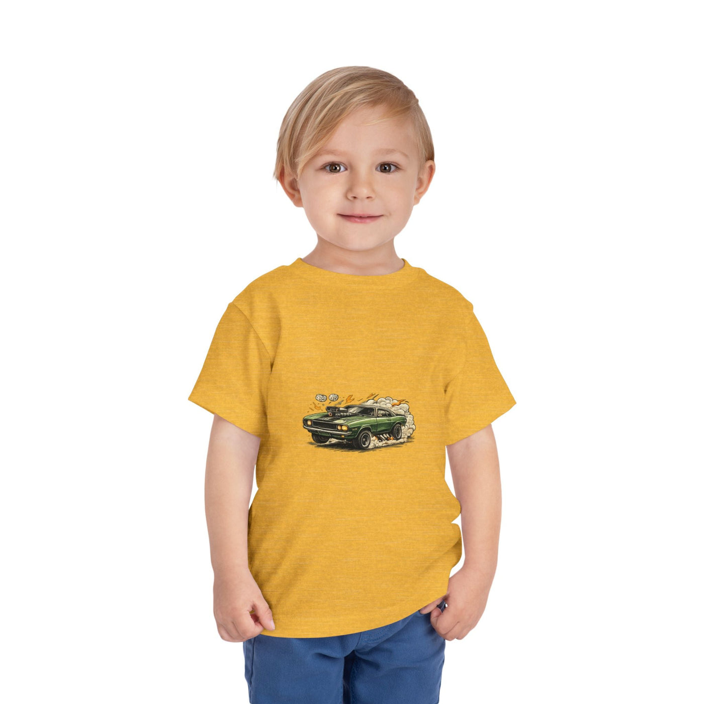 Toddler Tee – Vintage Green Truck Graphic - Front Patch Kids Co.