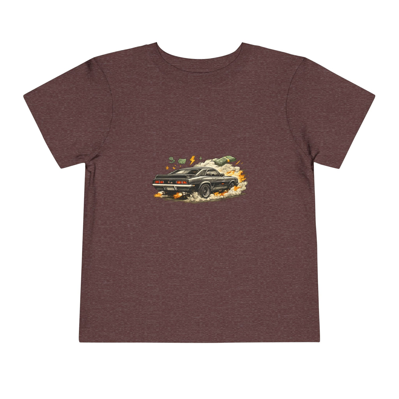 Toddler Tee — Vintage Muscle Car Racing Graphic Shirt - Front Patch Kids Co.