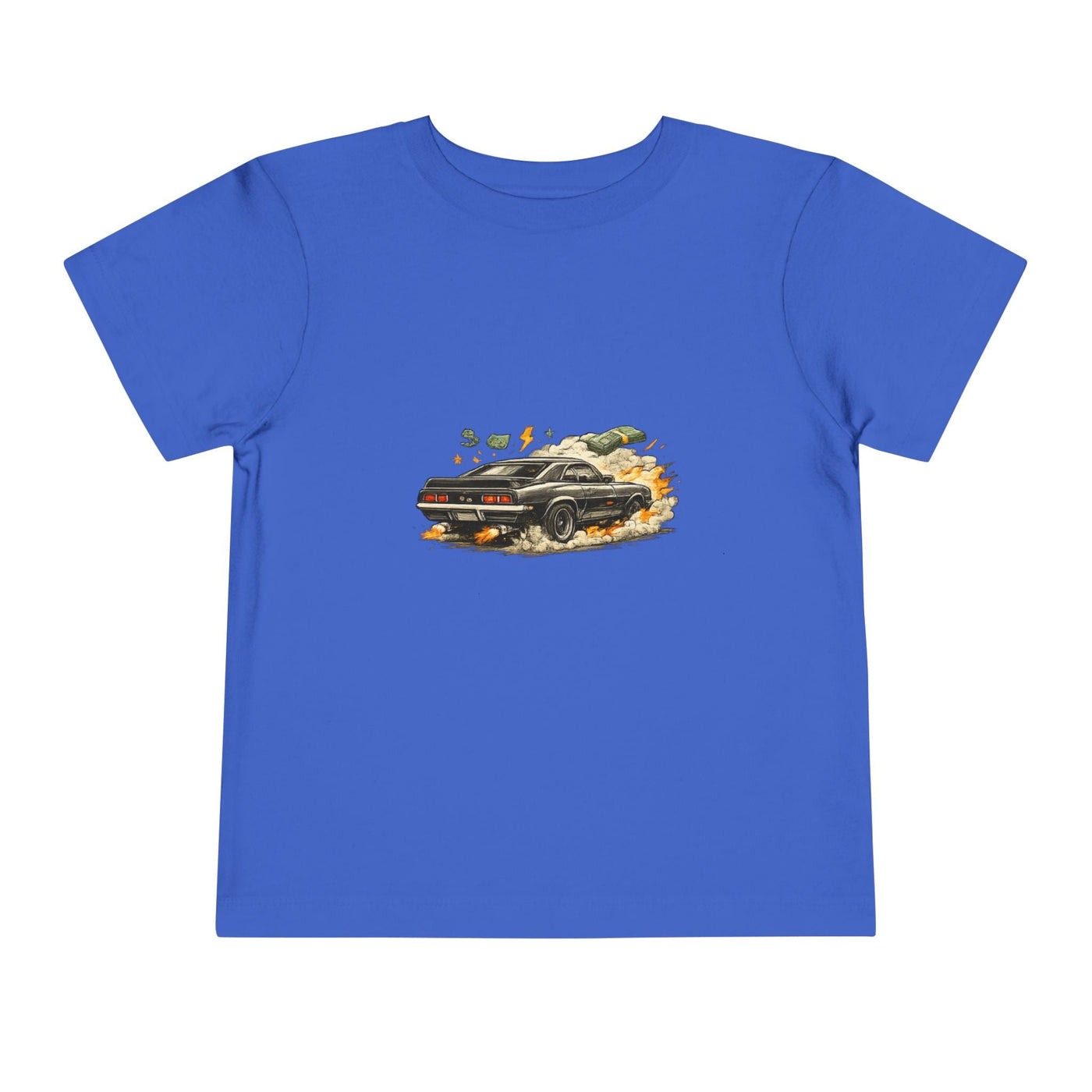 Toddler Tee — Vintage Muscle Car Racing Graphic Shirt - Front Patch Kids Co.