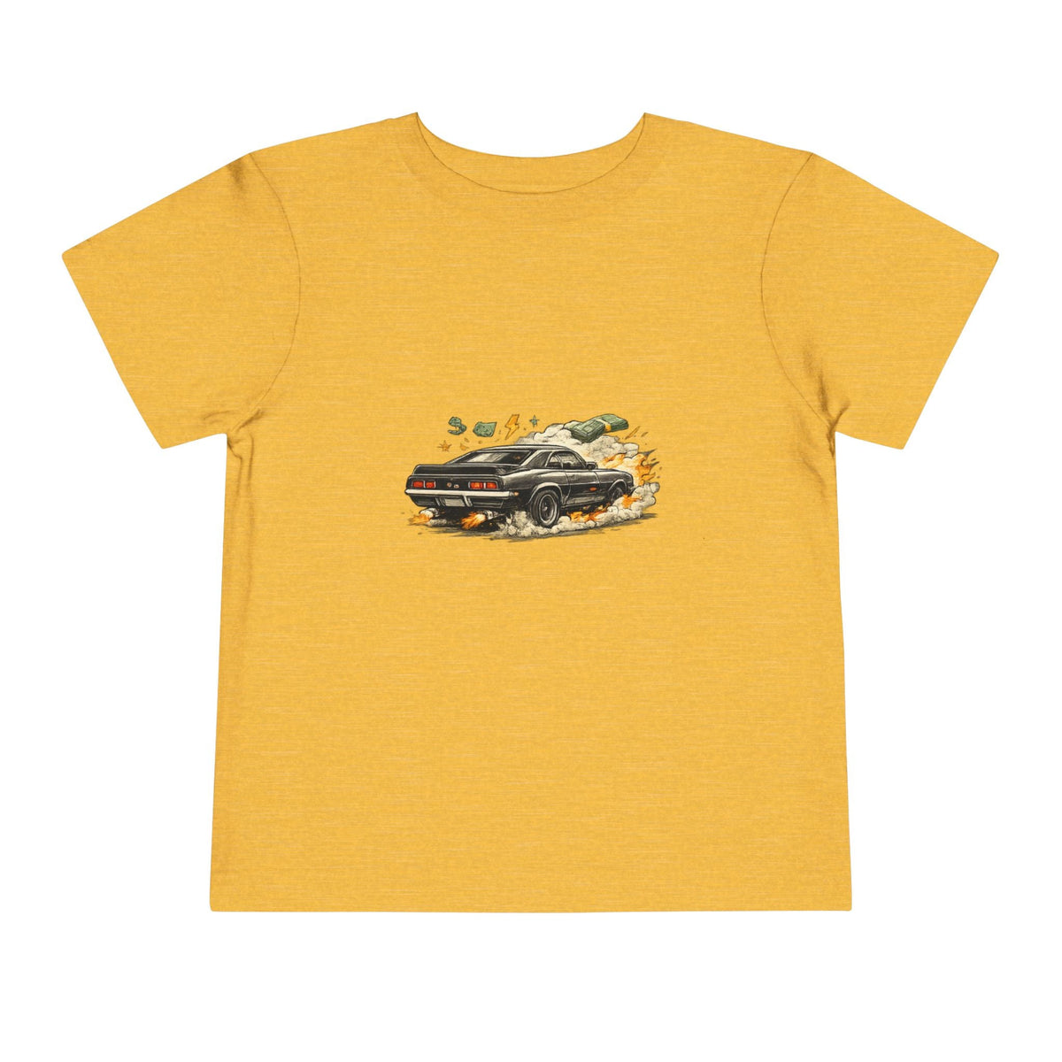 Toddler Tee — Vintage Muscle Car Racing Graphic Shirt - Front Patch Kids Co.