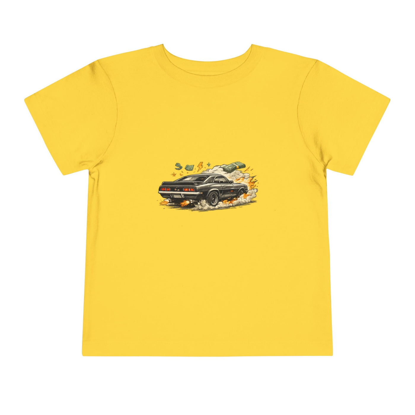 Toddler Tee — Vintage Muscle Car Racing Graphic Shirt - Front Patch Kids Co.