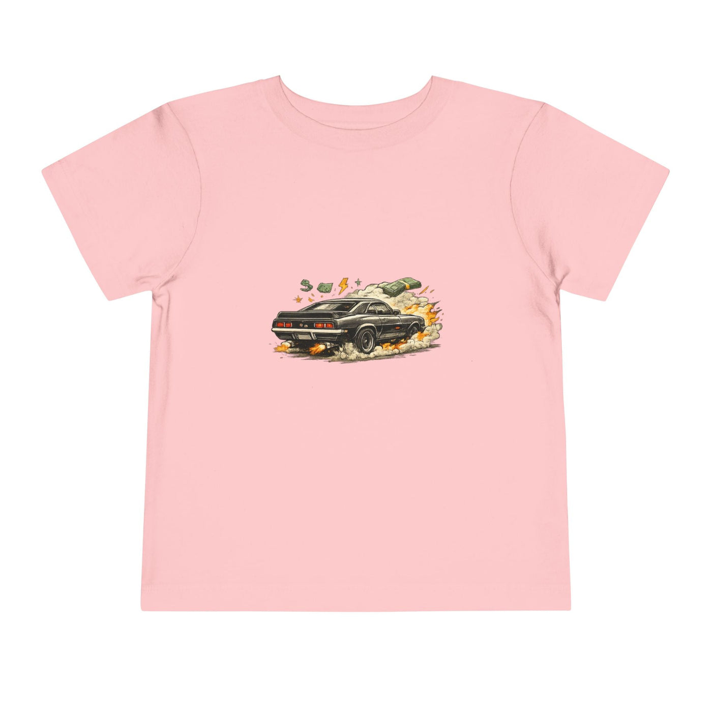 Toddler Tee — Vintage Muscle Car Racing Graphic Shirt - Front Patch Kids Co.
