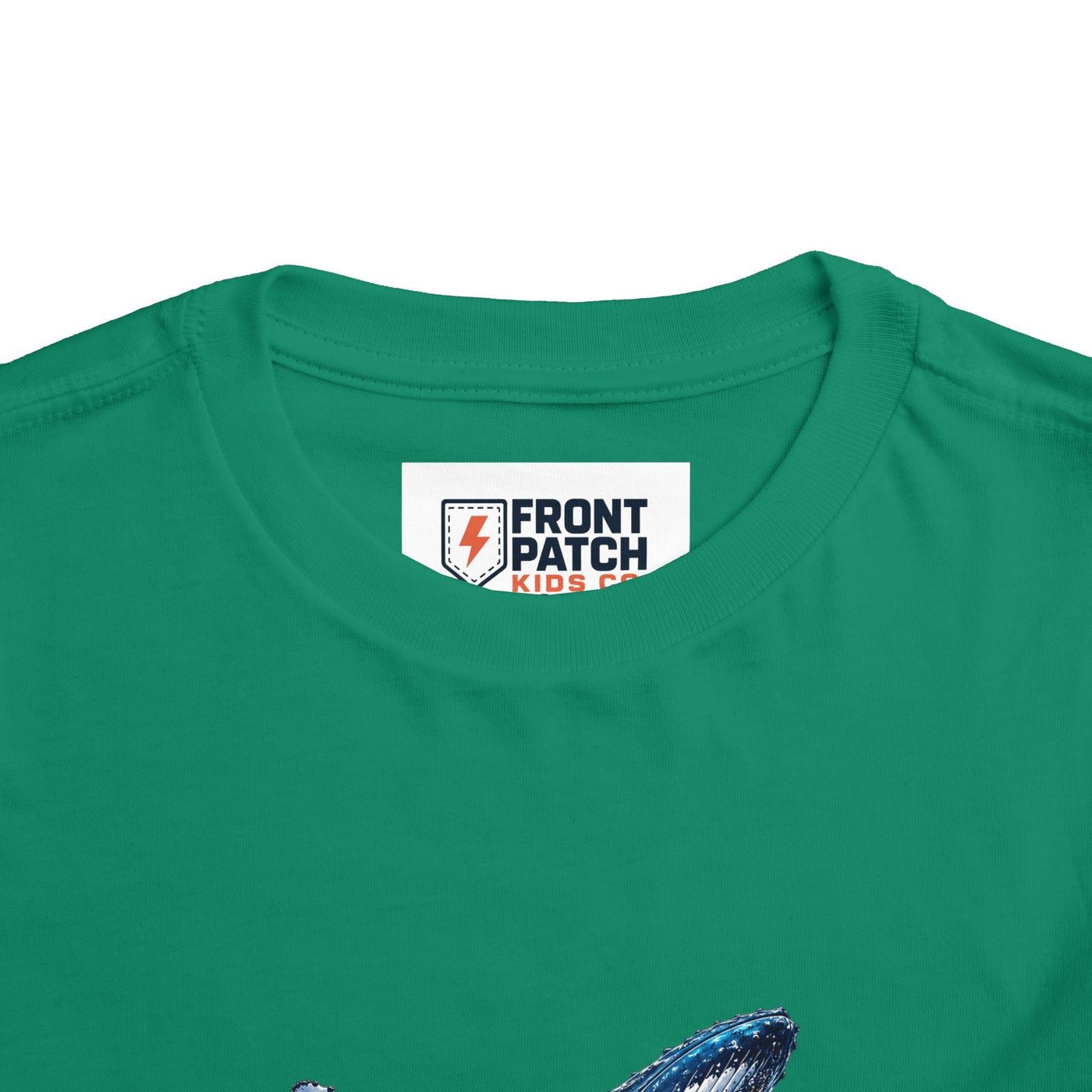 Toddler Tee — Watercolor Breaching Whale Graphic - Front Patch Kids Co.