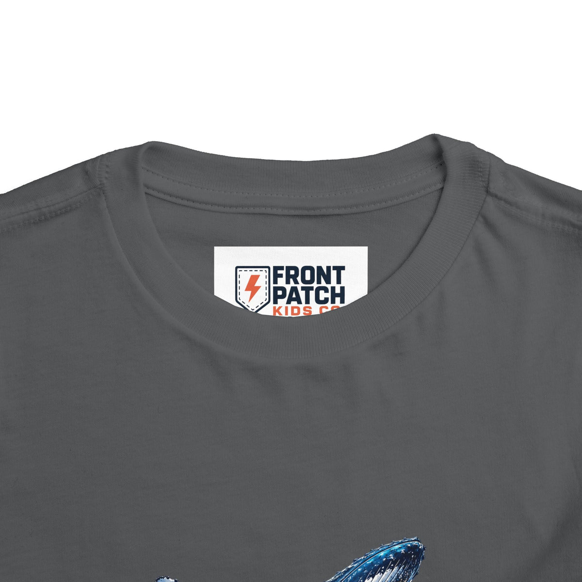 Toddler Tee — Watercolor Breaching Whale Graphic - Front Patch Kids Co.