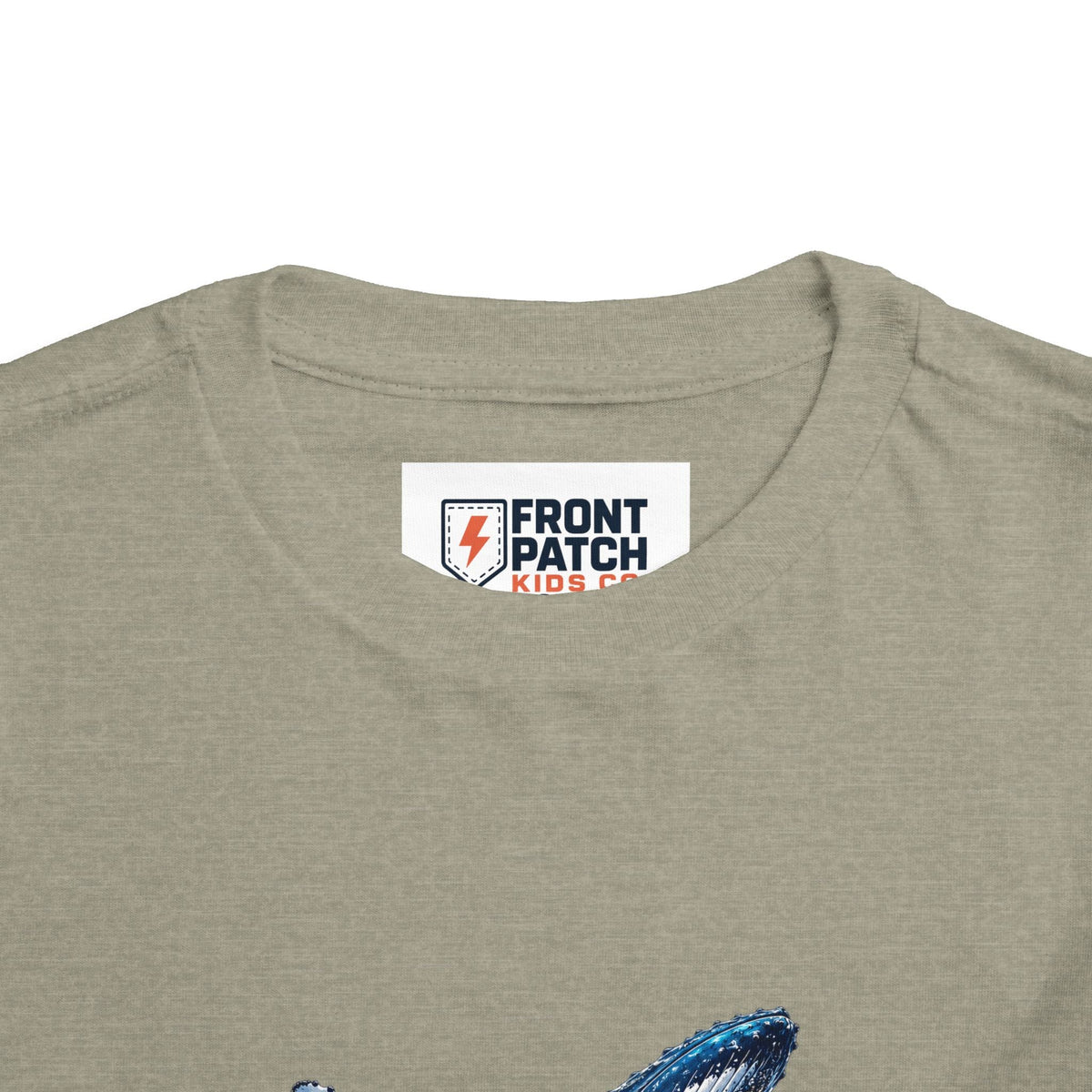 Toddler Tee — Watercolor Breaching Whale Graphic - Front Patch Kids Co.