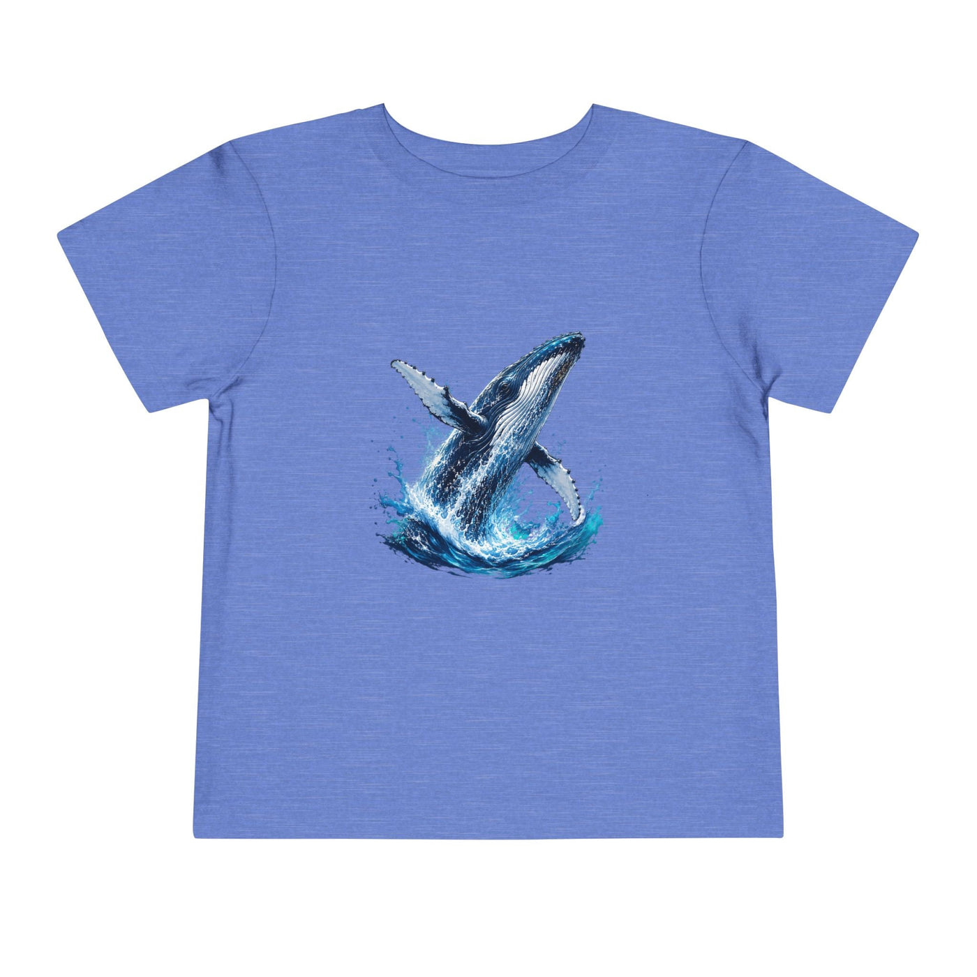 Toddler Tee — Watercolor Breaching Whale Graphic - Front Patch Kids Co.