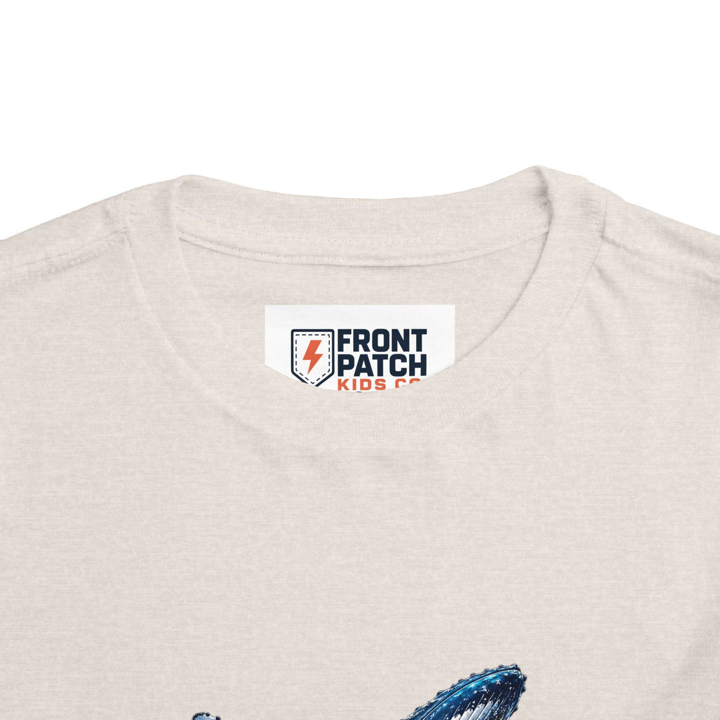 Toddler Tee — Watercolor Breaching Whale Graphic - Front Patch Kids Co.