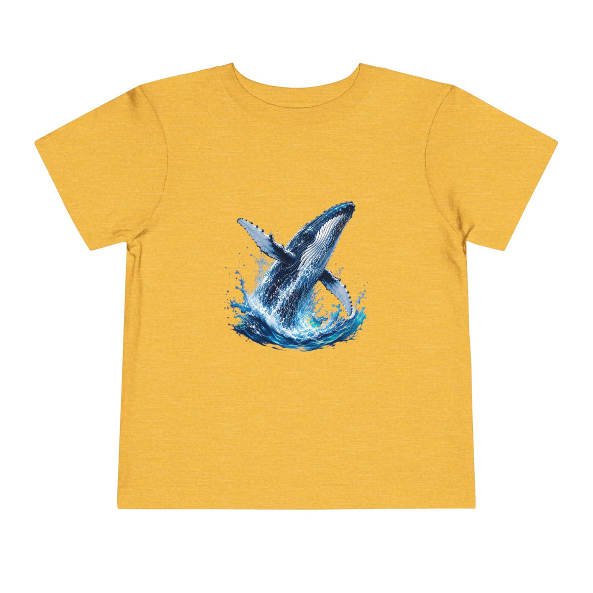 Toddler Tee — Watercolor Breaching Whale Graphic - Front Patch Kids Co.