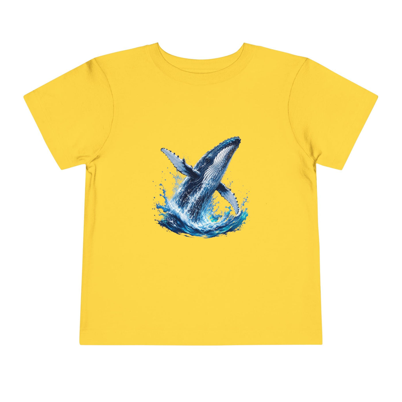 Toddler Tee — Watercolor Breaching Whale Graphic - Front Patch Kids Co.