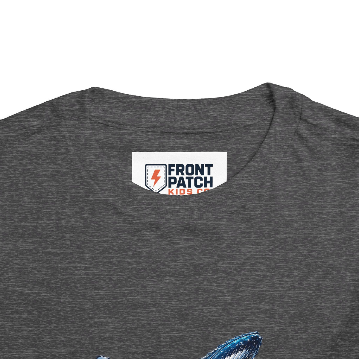 Toddler Tee — Watercolor Breaching Whale Graphic - Front Patch Kids Co.