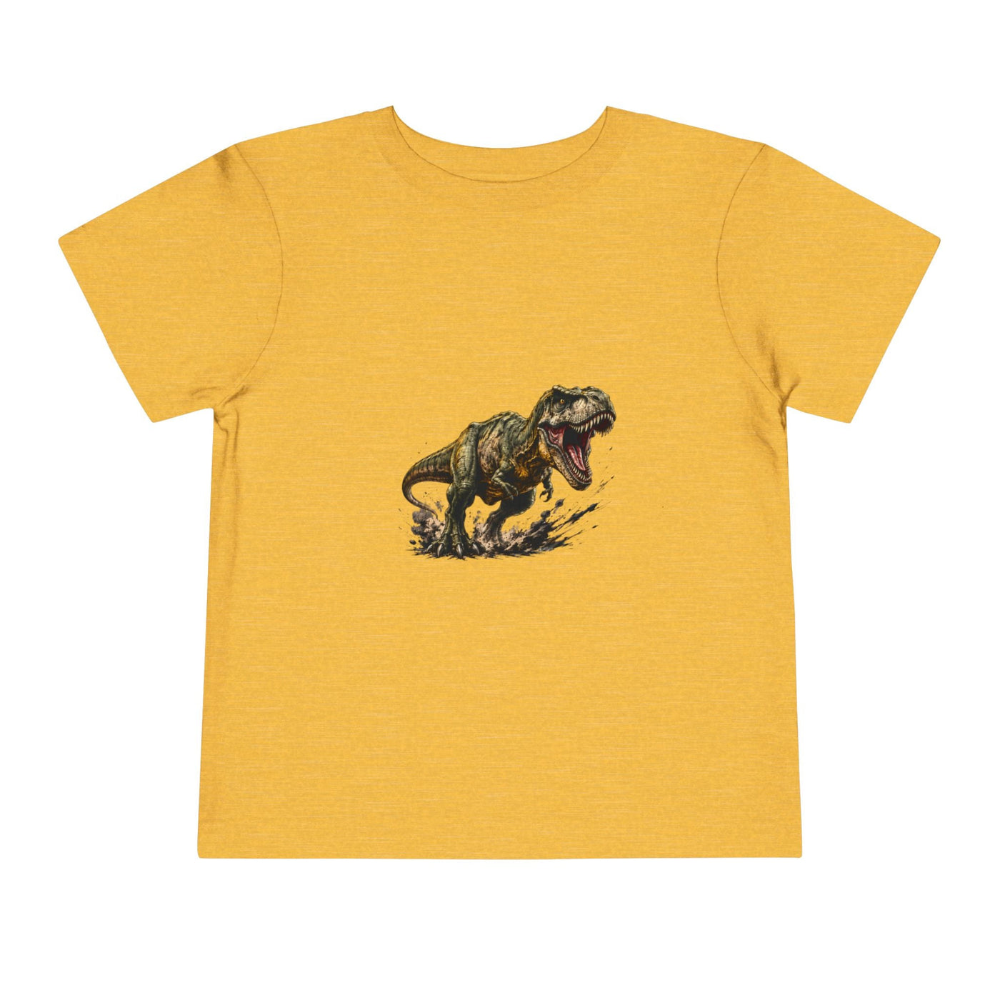 Toddler T‑Shirt — Roaring T‑Rex Dinosaur Graphic Tee for Kids - Front Patch Kids Co.