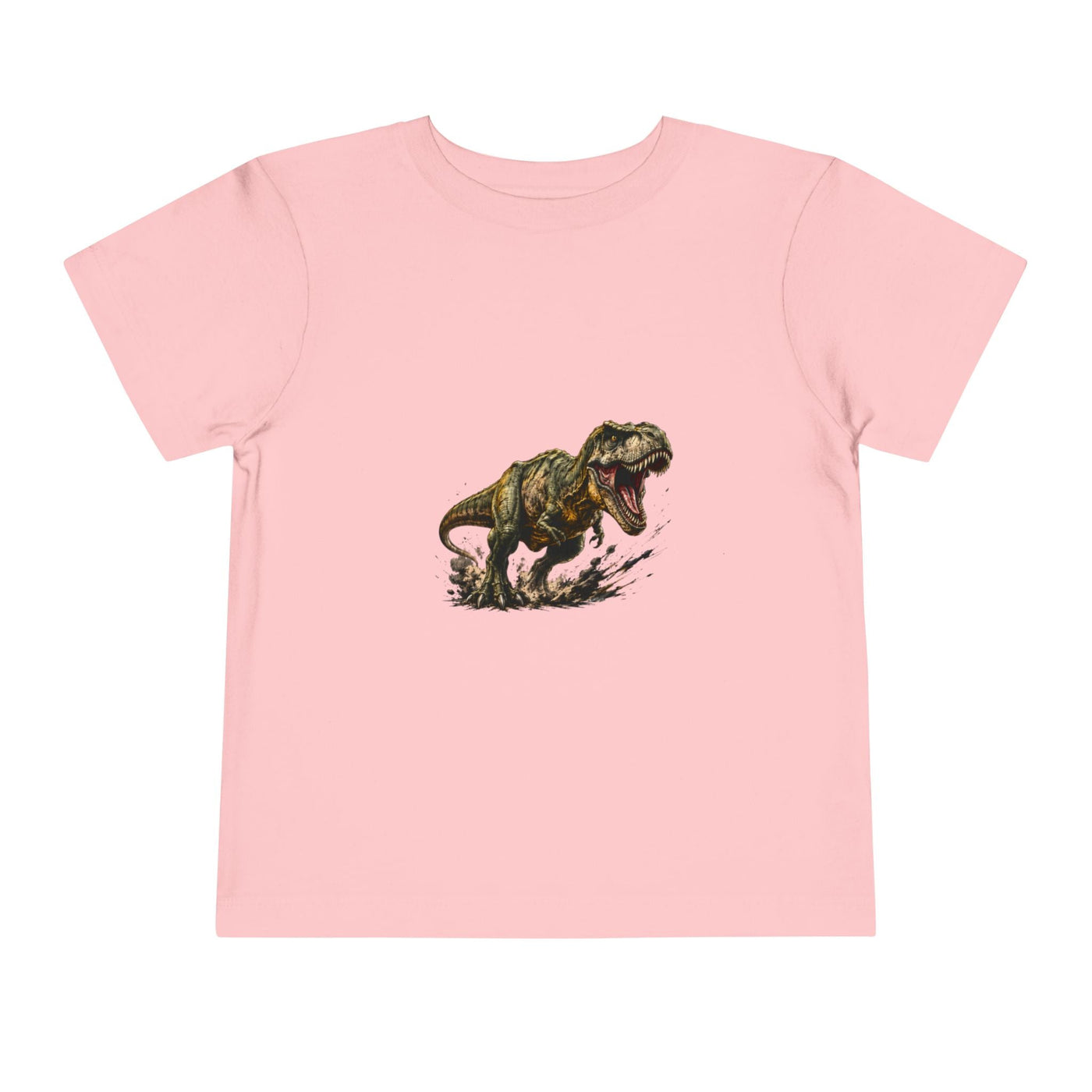 Toddler T‑Shirt — Roaring T‑Rex Dinosaur Graphic Tee for Kids - Front Patch Kids Co.