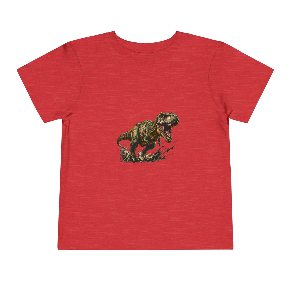Toddler T‑Shirt — Roaring T‑Rex Dinosaur Graphic Tee for Kids - Front Patch Kids Co.