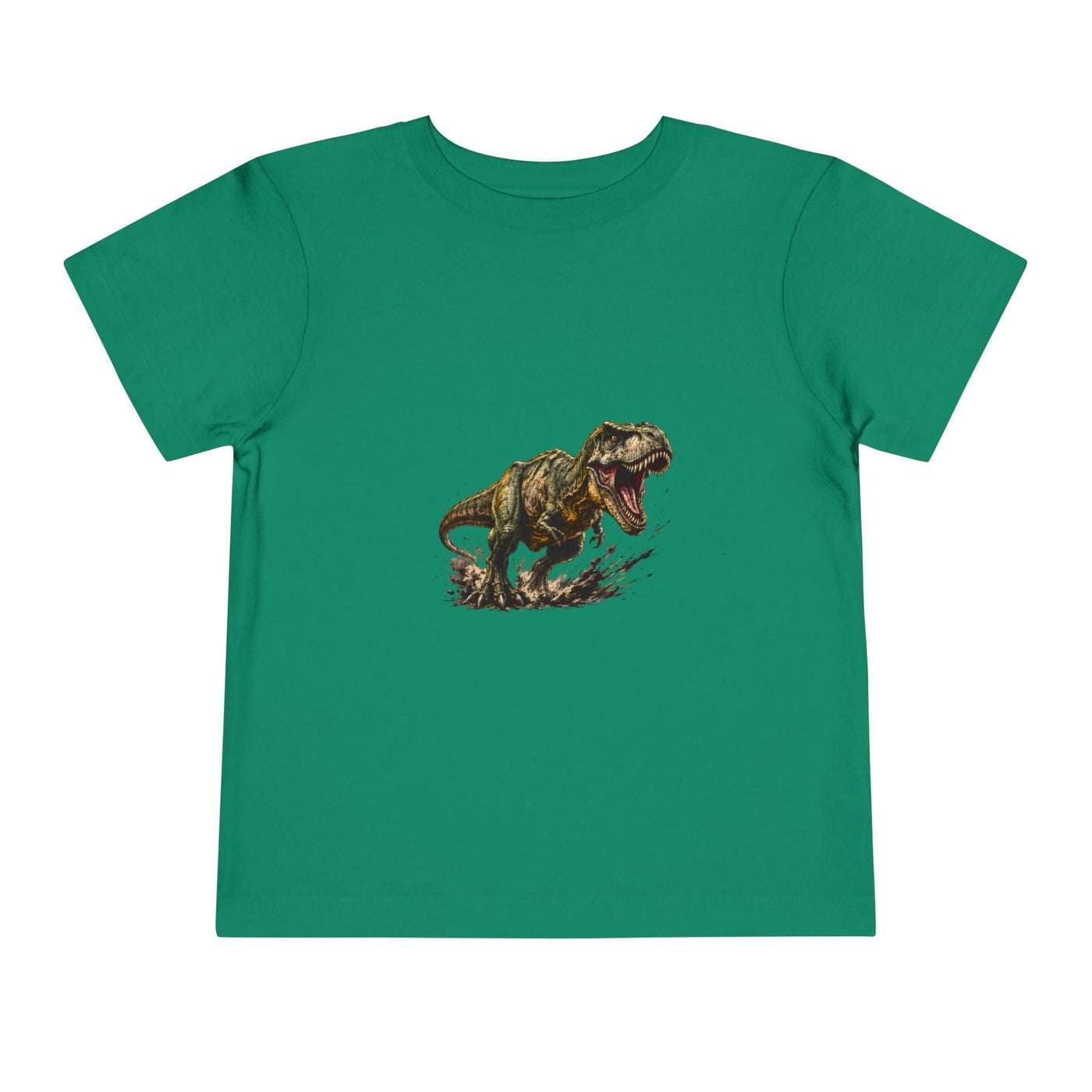 Toddler T‑Shirt — Roaring T‑Rex Dinosaur Graphic Tee for Kids - Front Patch Kids Co.