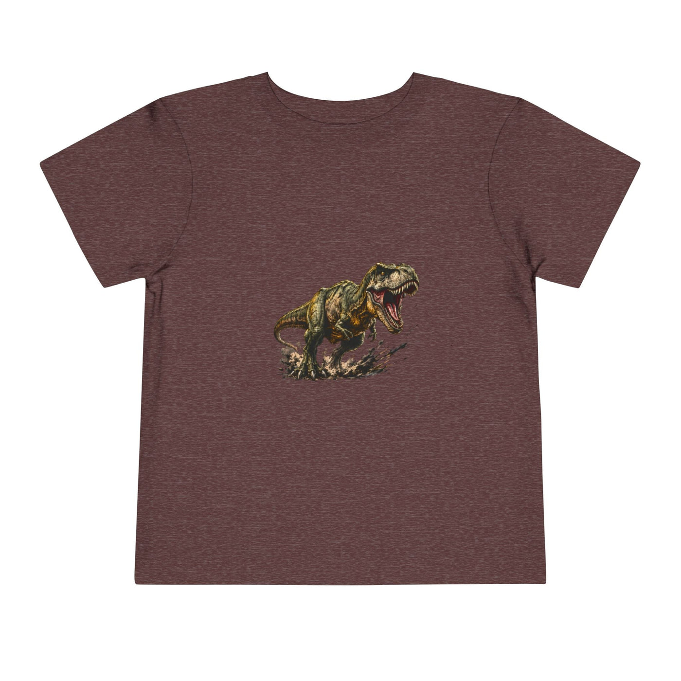 Toddler T‑Shirt — Roaring T‑Rex Dinosaur Graphic Tee for Kids - Front Patch Kids Co.
