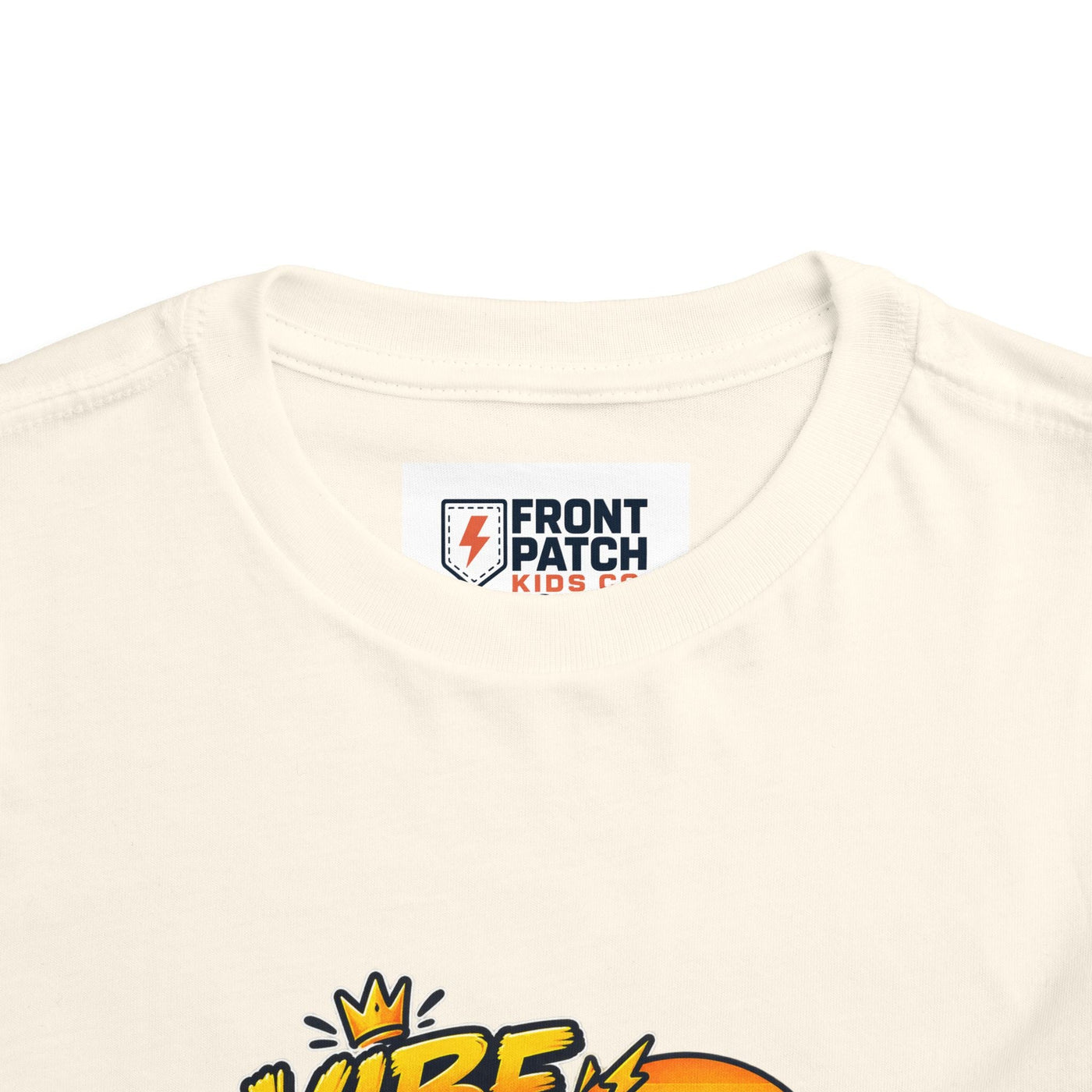 Vibe Check Surfing Shark Toddler Tee - Front Patch Kids Co.